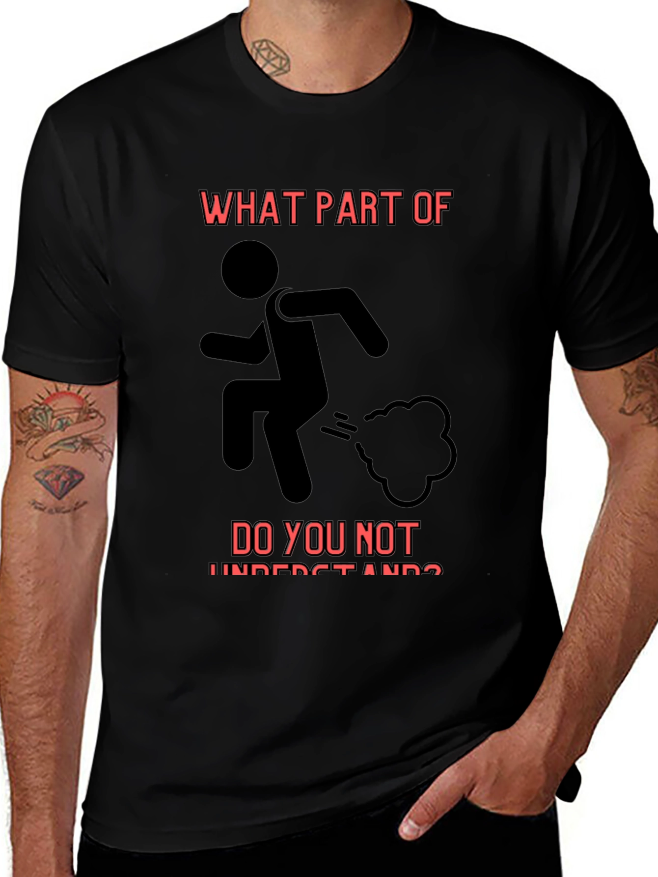 Funny Farting Humor Graphic T-Shirt