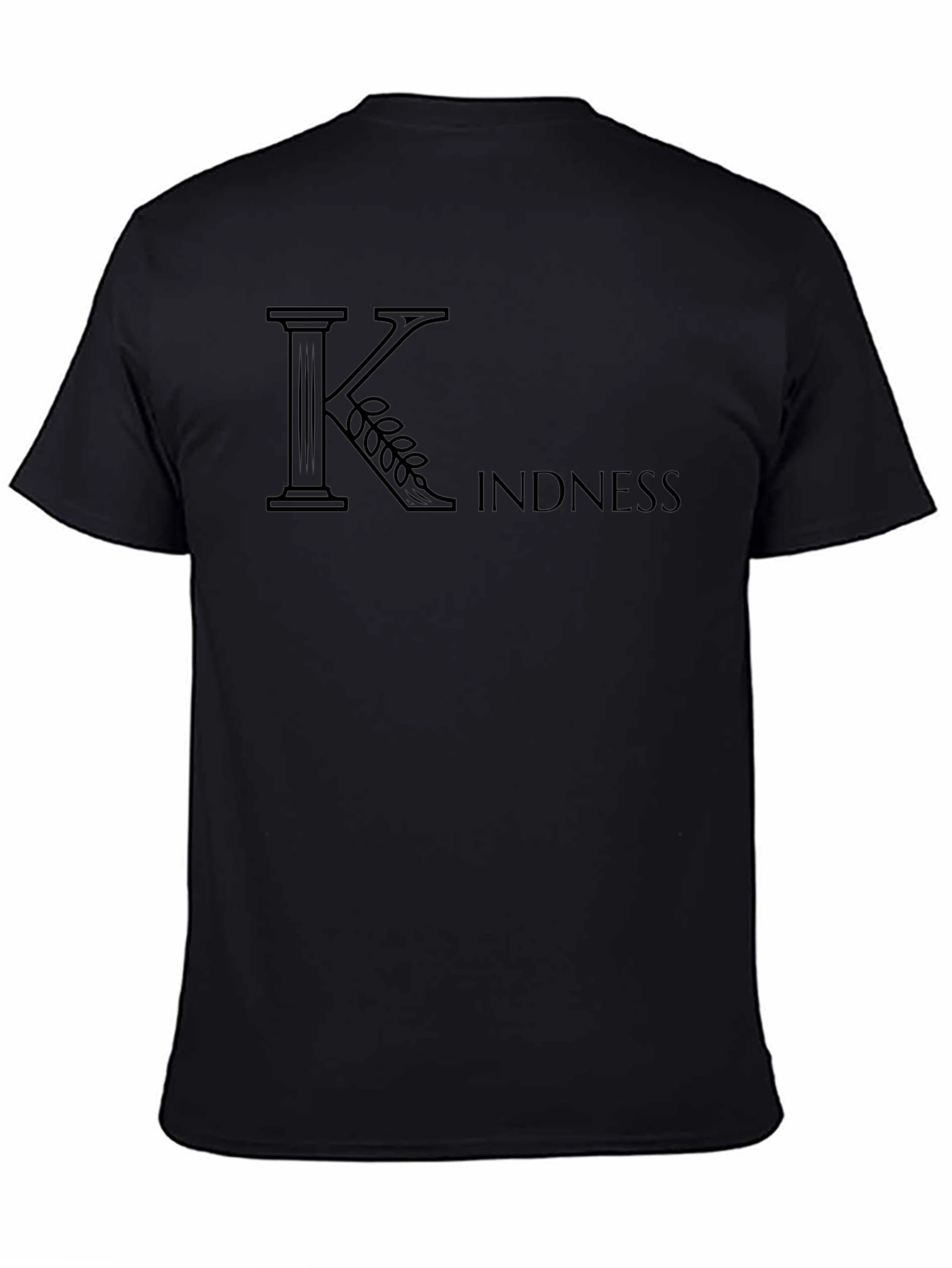 Kindness Graphic T-Shirt - Unisex Black Tee