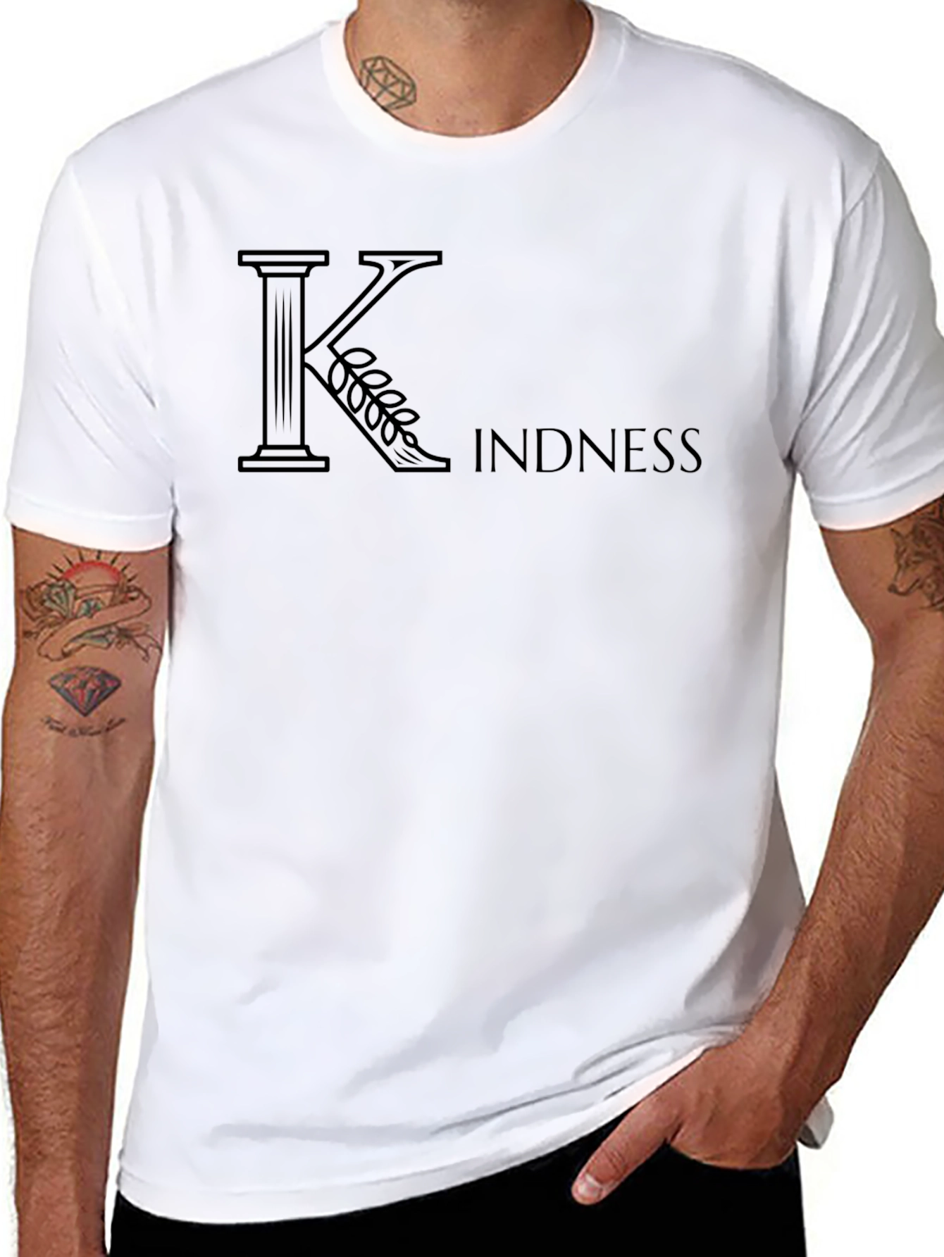 Kindness Graphic T-Shirt - Unisex Black Tee