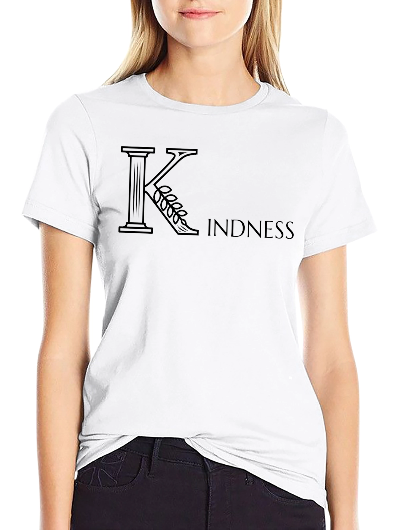 Kindness Graphic T-Shirt - Unisex Black Tee
