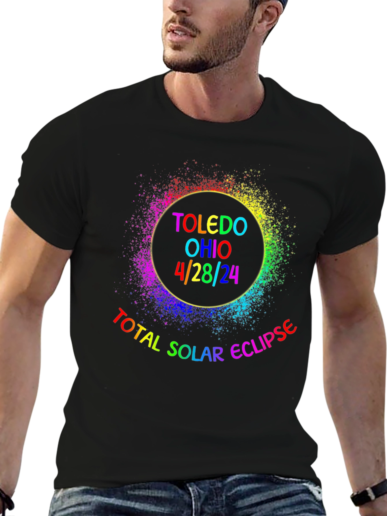 Total Solar Eclipse Toledo Ohio 4/28/24 T-Shirt