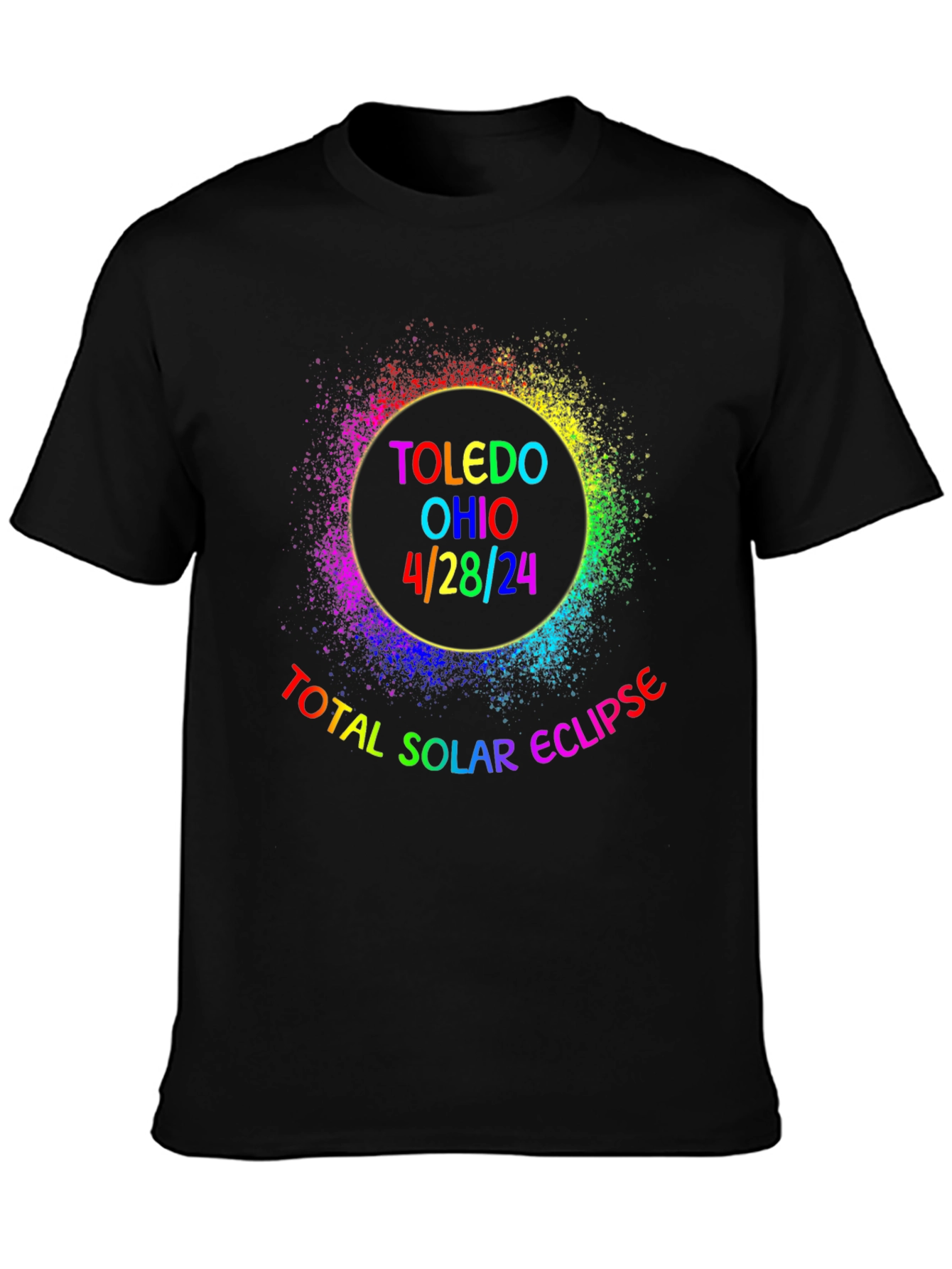 Total Solar Eclipse Toledo Ohio 4/28/24 T-Shirt