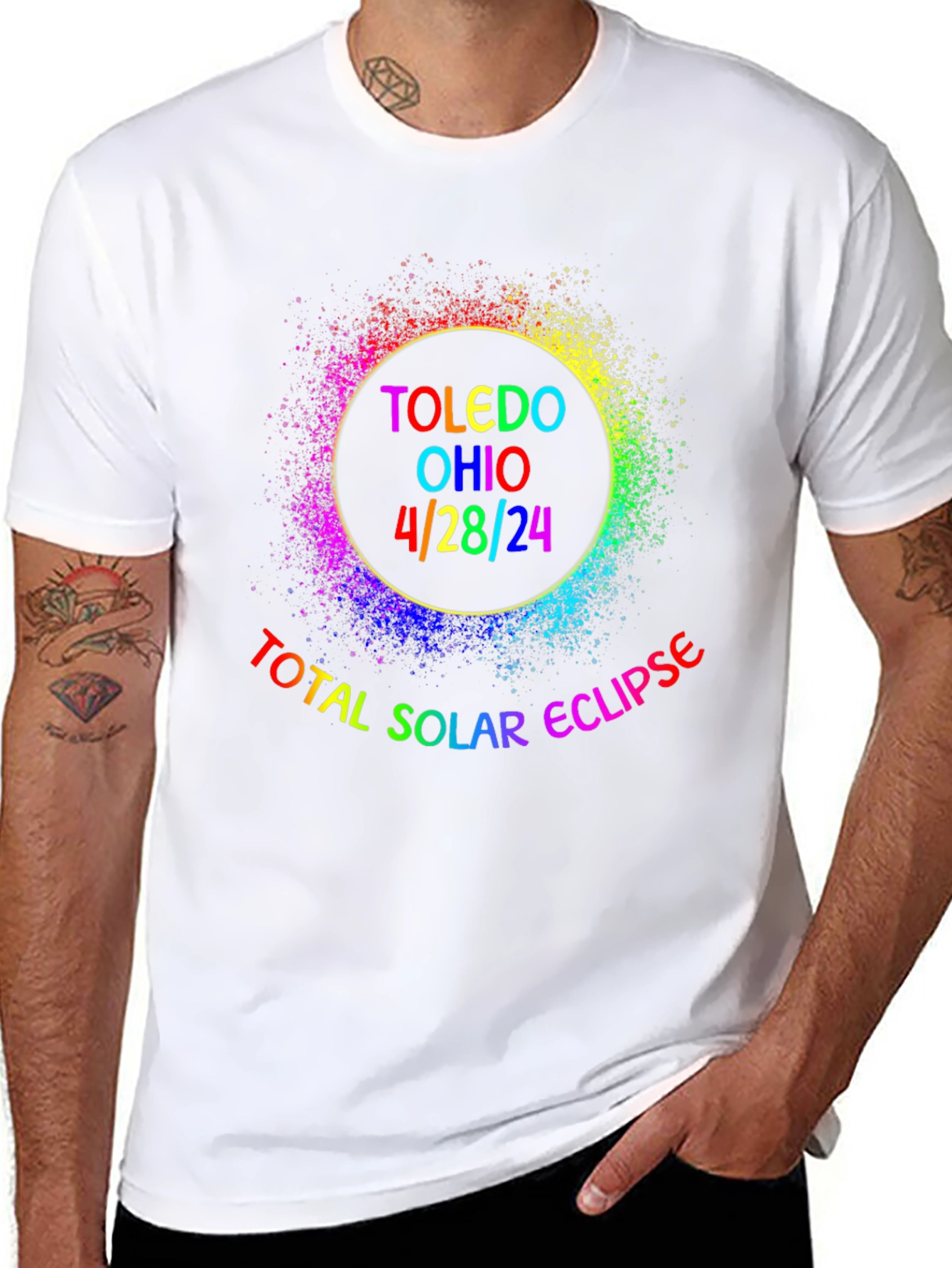 Total Solar Eclipse Toledo Ohio 4/28/24 T-Shirt