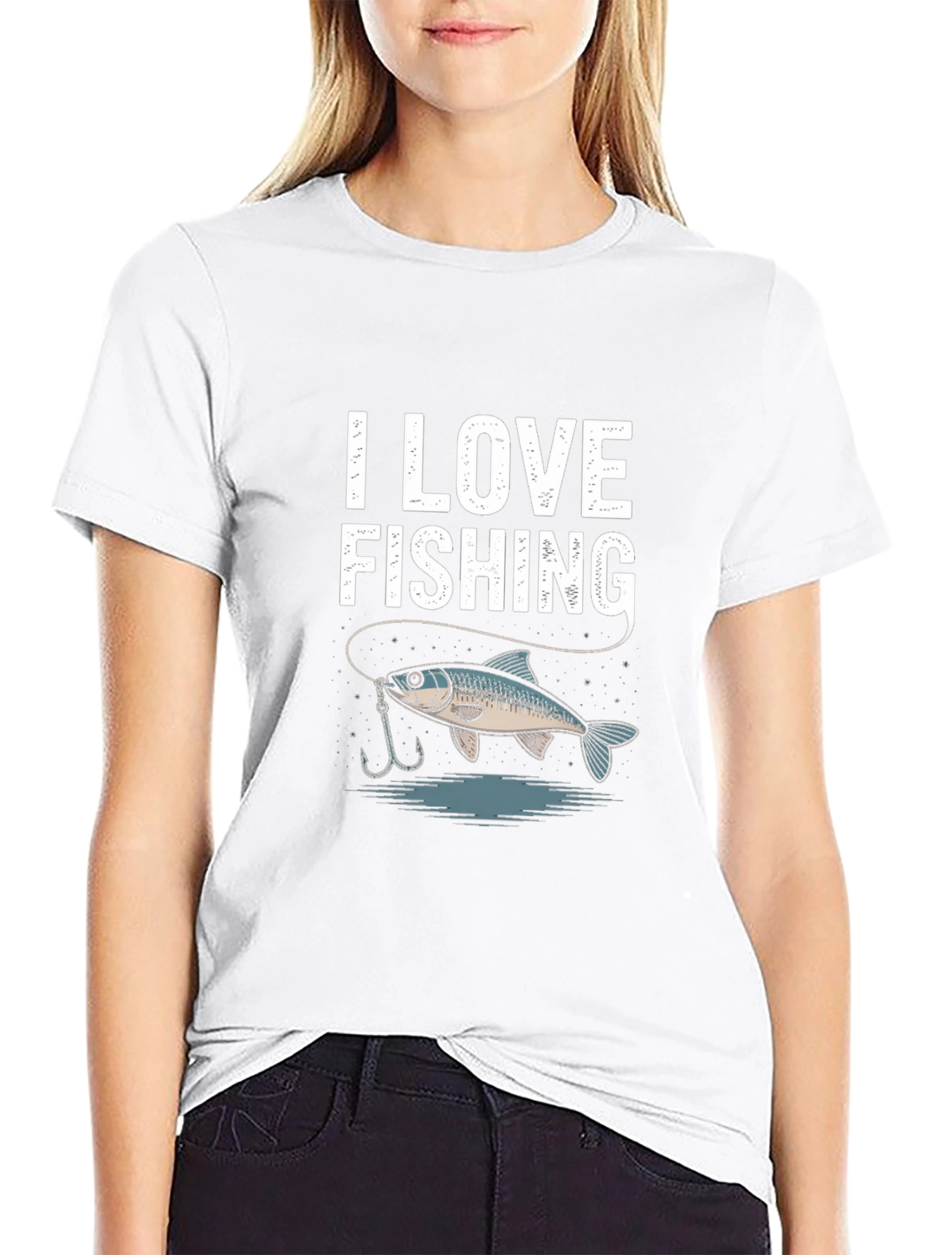 I Love Fishing Graphic Tee - Fishermans Favorite