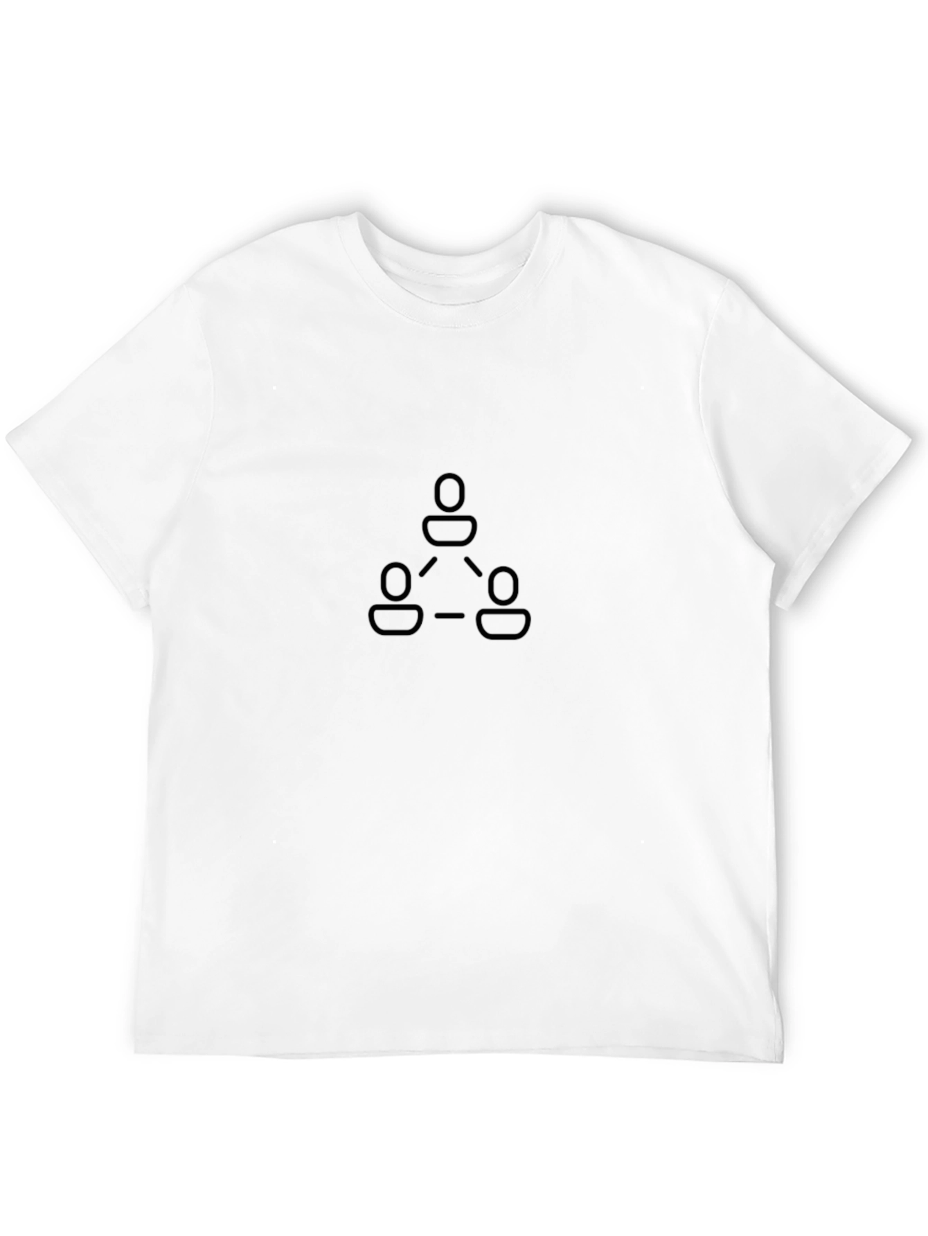 Network Graphic Tee - Black Cotton Blend