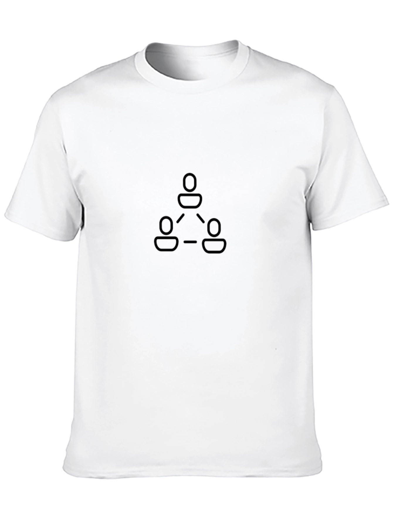 Network Graphic Tee - Black Cotton Blend