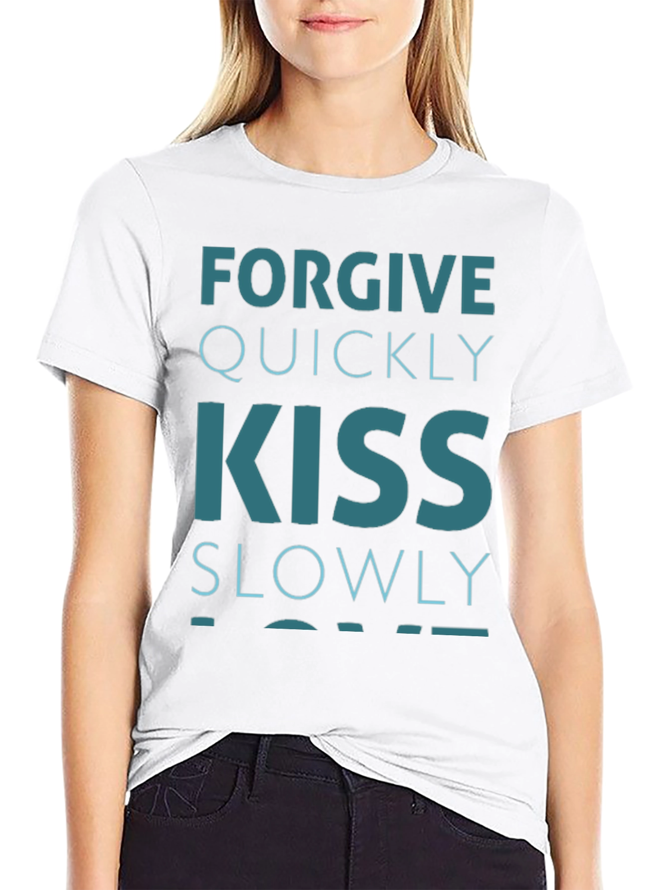 Forgive Quickly Kiss Slowly Graphic Tee