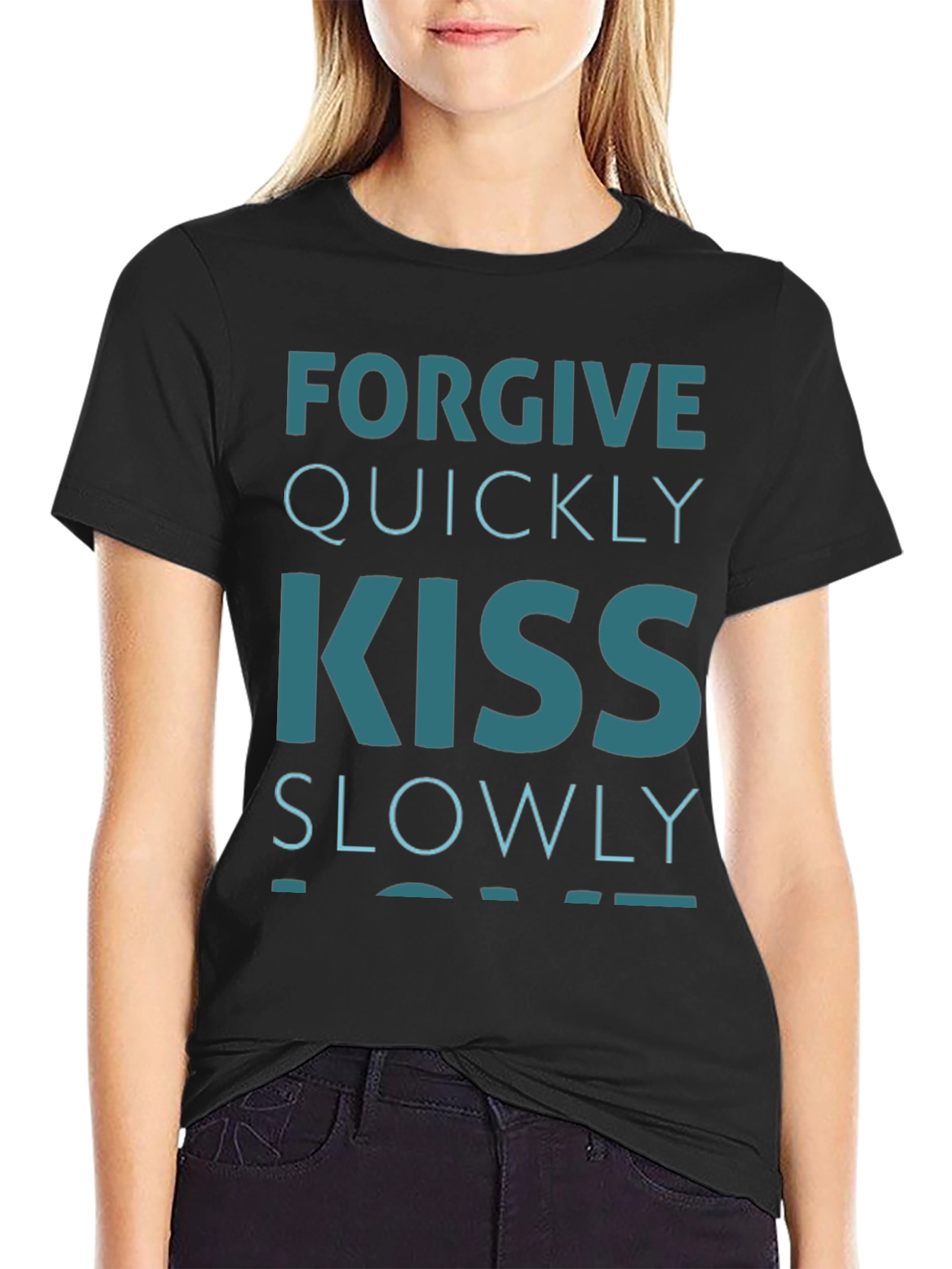 Forgive Quickly Kiss Slowly Graphic Tee