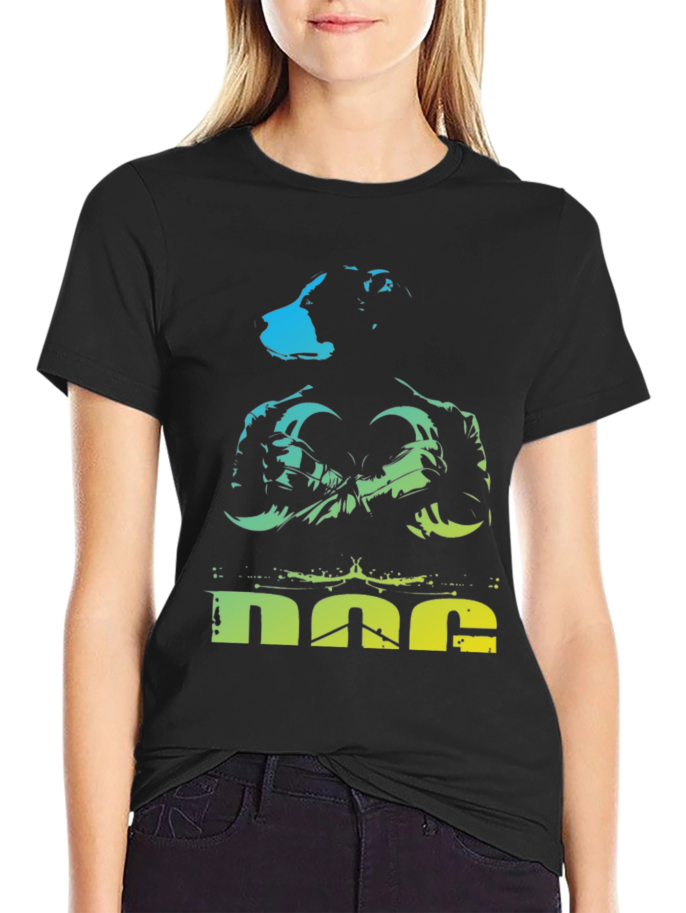 Dog Graphic T-Shirt - Cool Animal Design