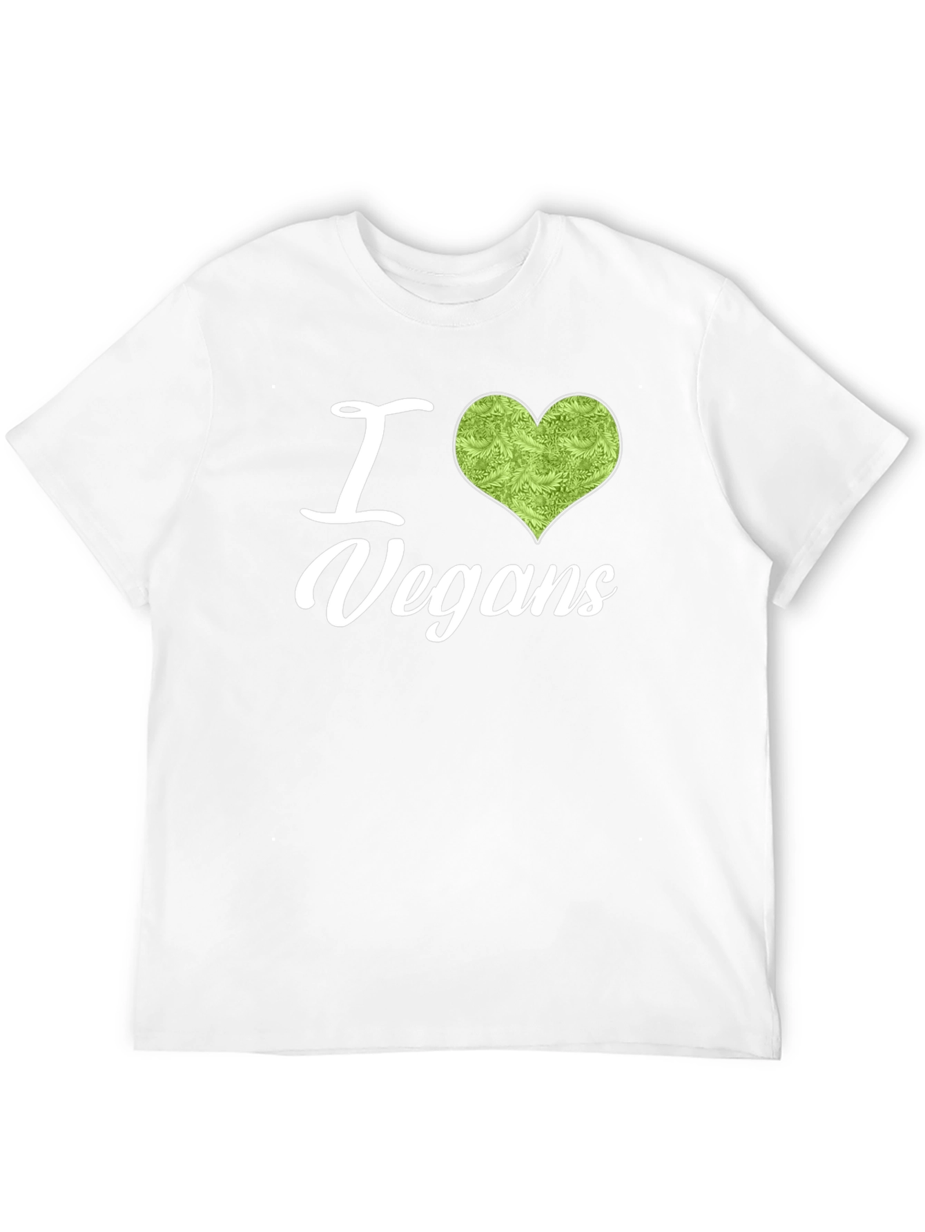 I Heart Vegans Graphic Tee - Soft Cotton T-Shirt