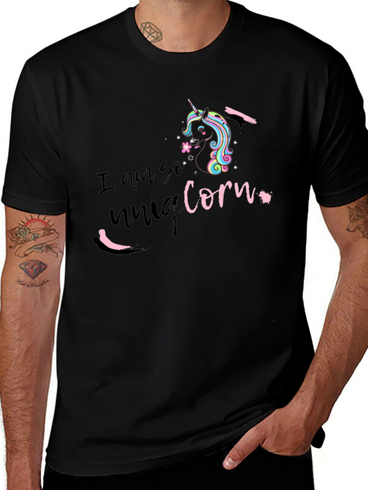 I Am So Unicorn T-Shirt - Black