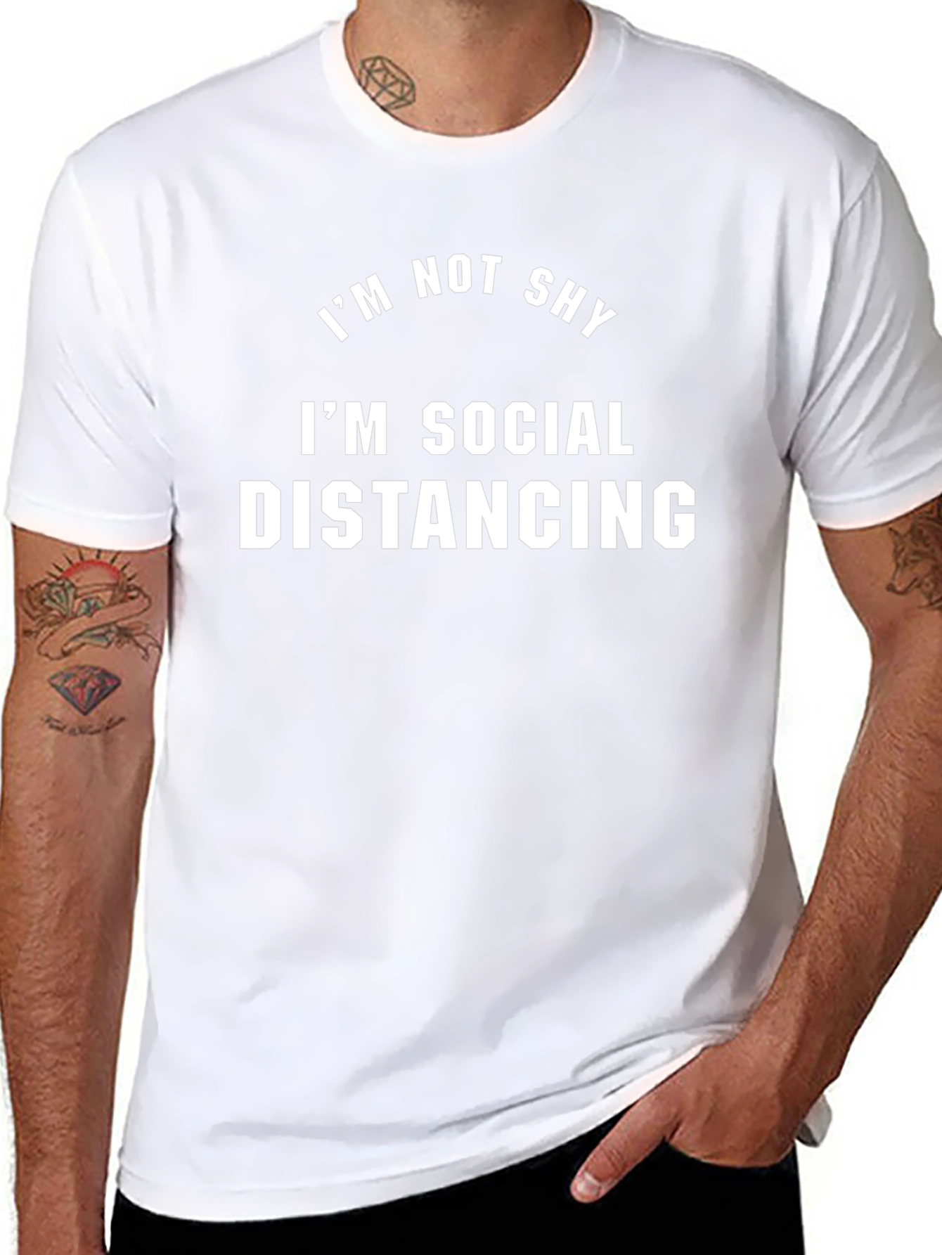 Im Not Shy T-Shirt - Social Distancing Tee