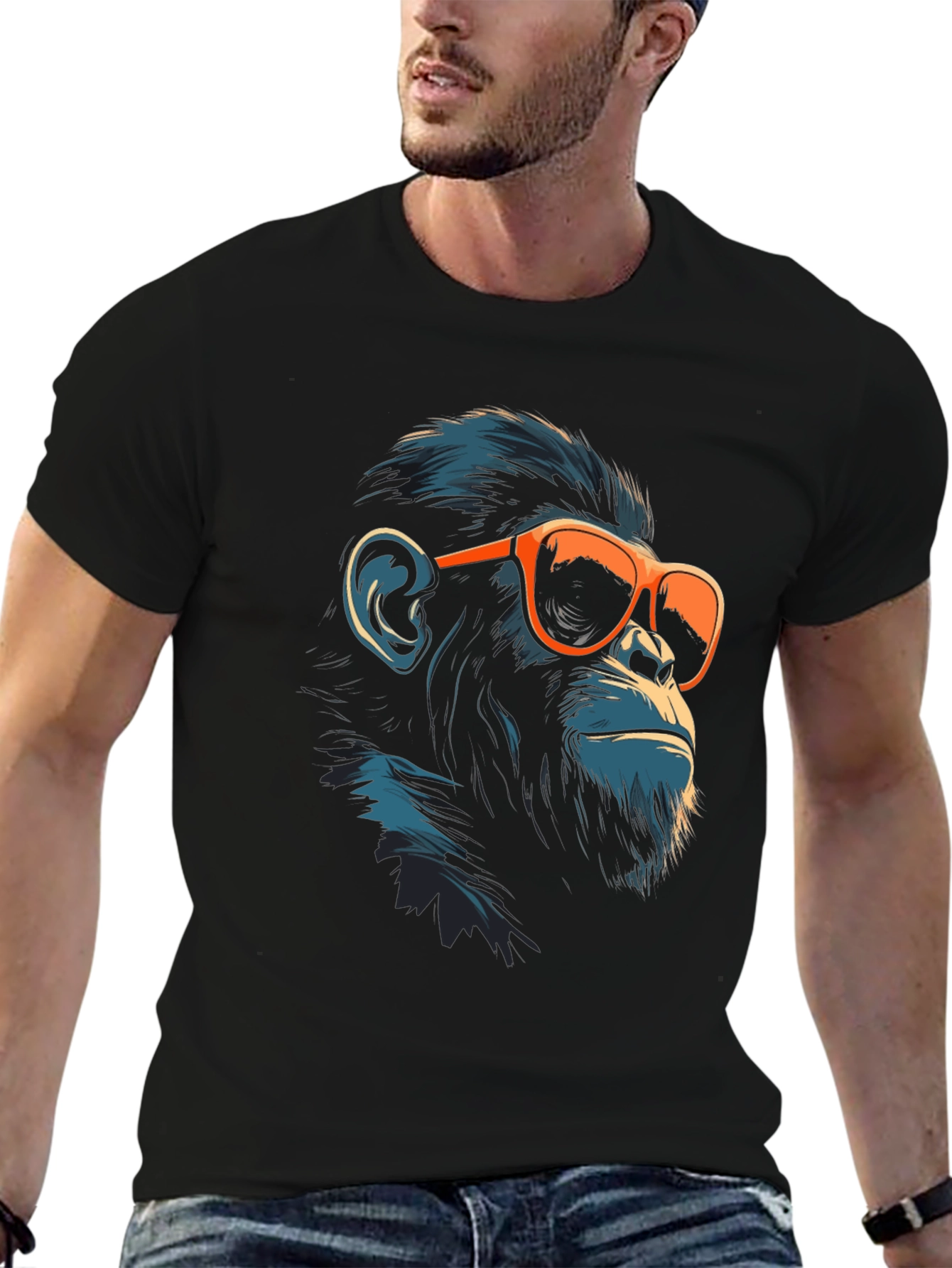 Cool Ape Graphic Tee - Black T-Shirt