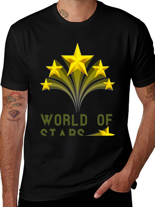 World of Stars Graphic Tee - Stylish and Unique