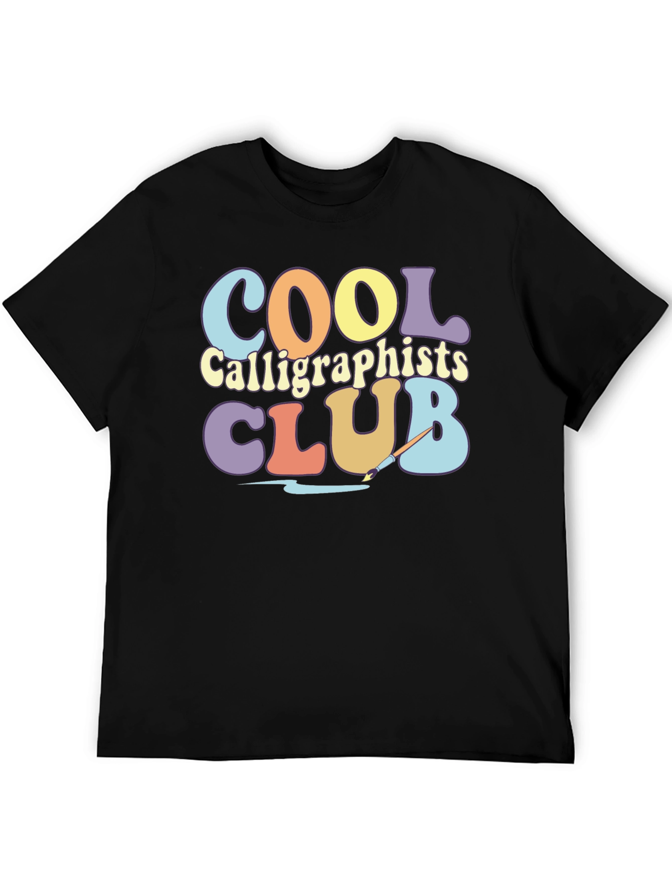 Cool Calligraphists Club Retro T-Shirt