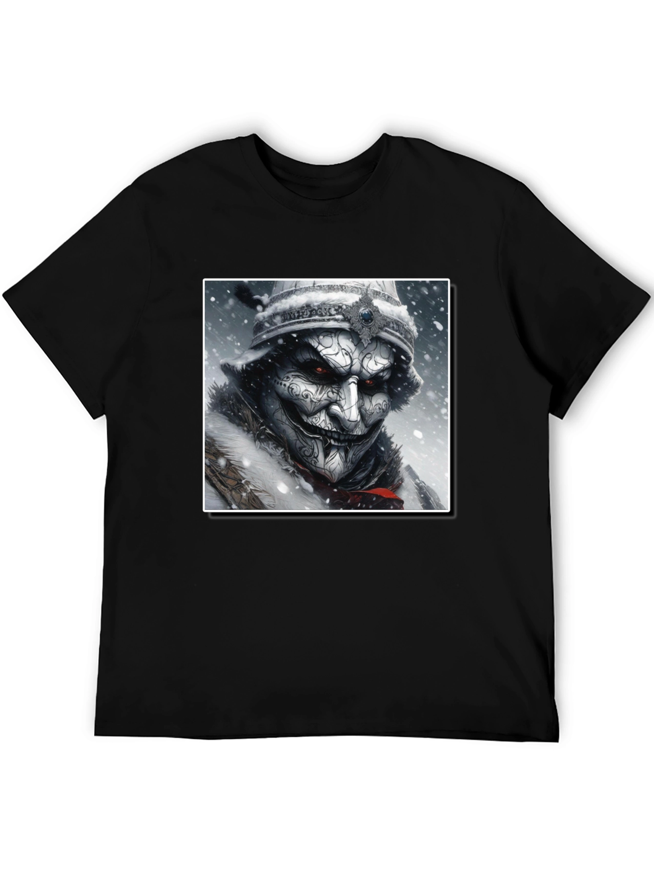 Winter Warrior Graphic Tee - Black