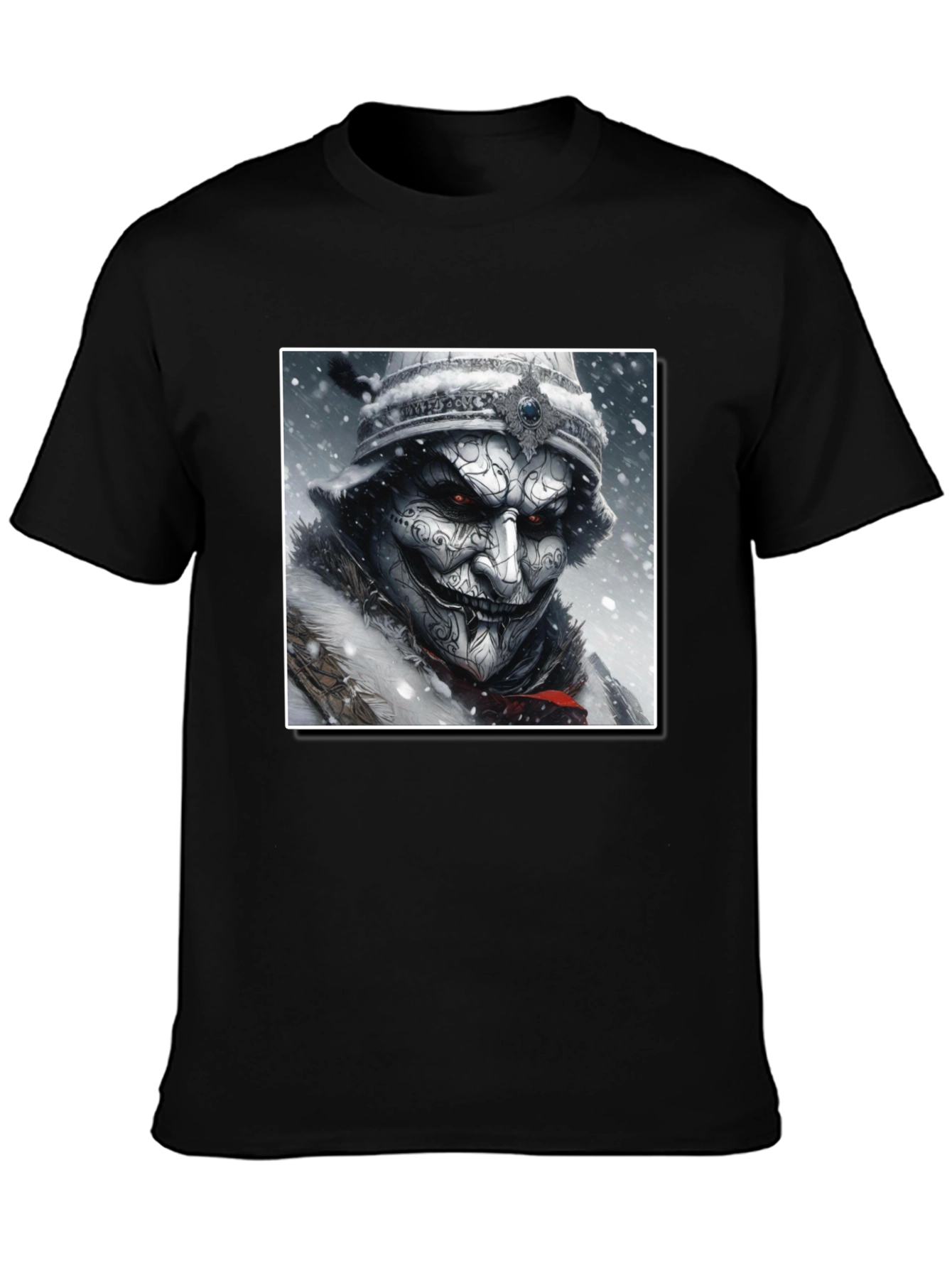Winter Warrior Graphic Tee - Black