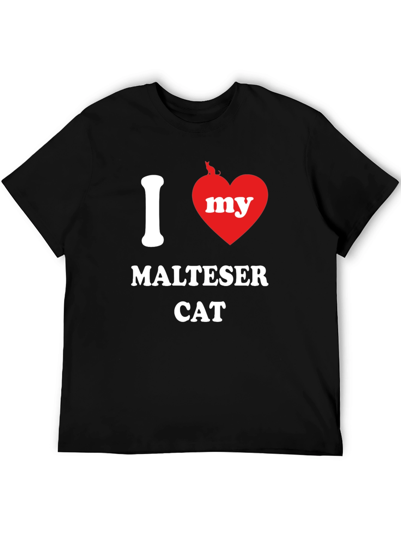 I Heart My Maltese Cat T-Shirt