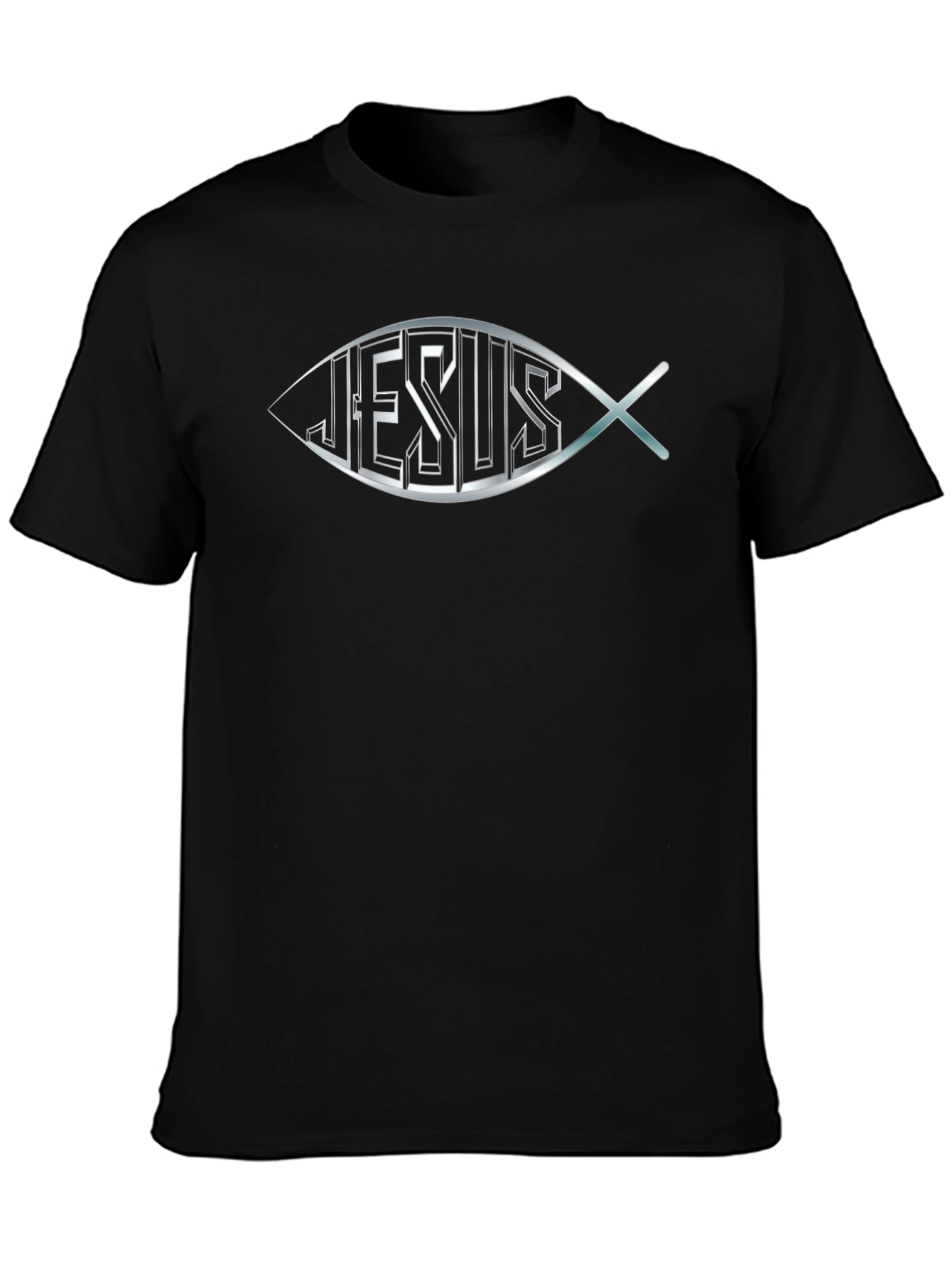 Jesus Fish Graphic Tee - Christian T-Shirt