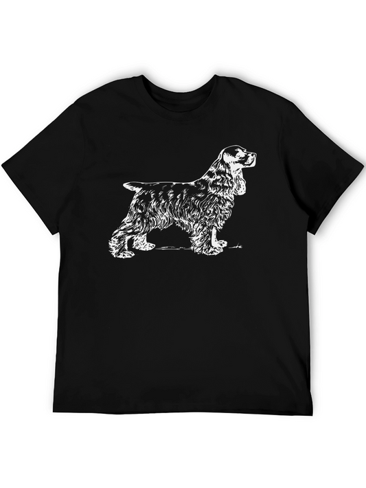 Dog Graphic T-Shirt - Spaniel Lover Tee