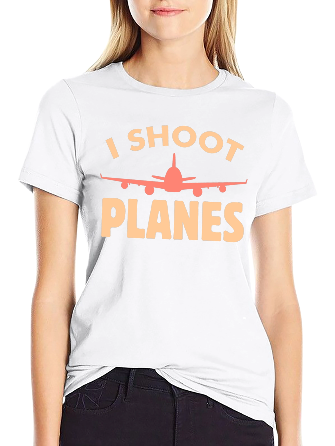 I Shoot Planes T-Shirt - Aviation Photography Tee