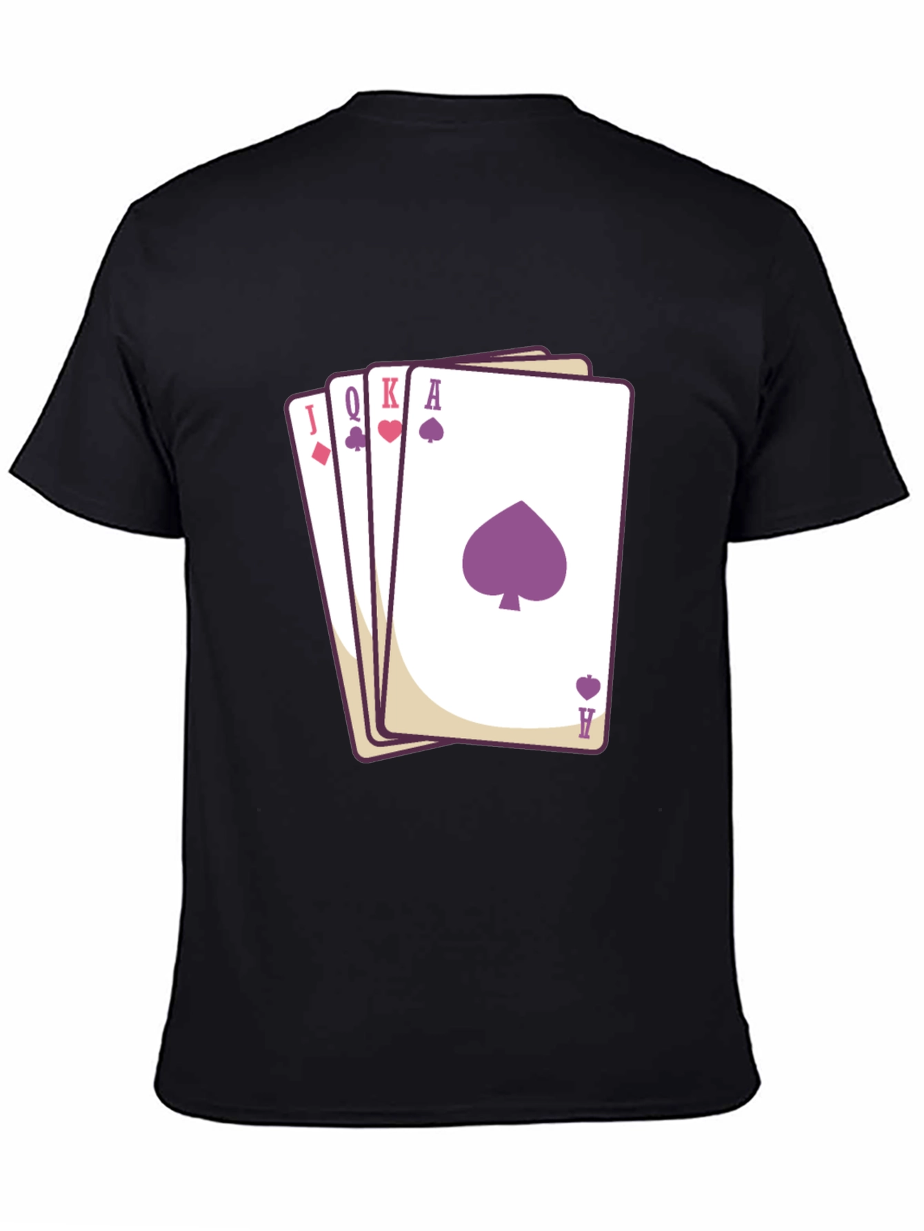 Poker Hand T-Shirt - Spade Heart Diamond