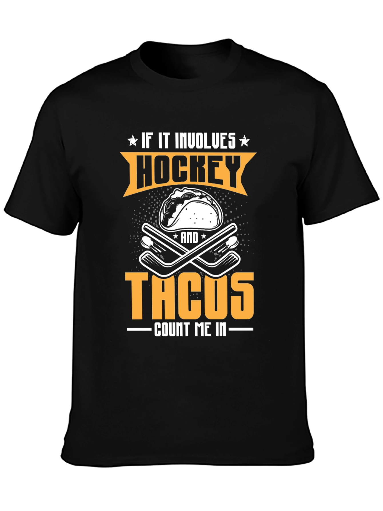 Hockey & Tacos Graphic Tee - Count Me In!