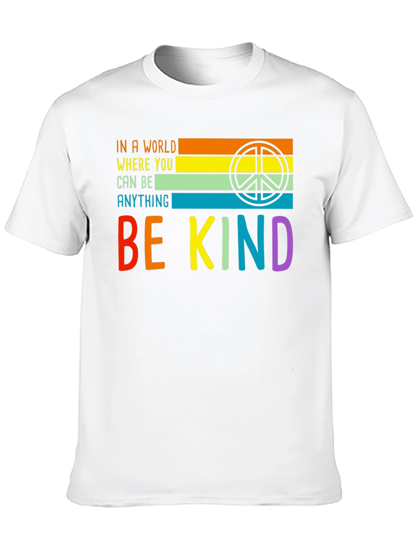 Be Kind Graphic T-Shirt - Inspirational Peace Tee