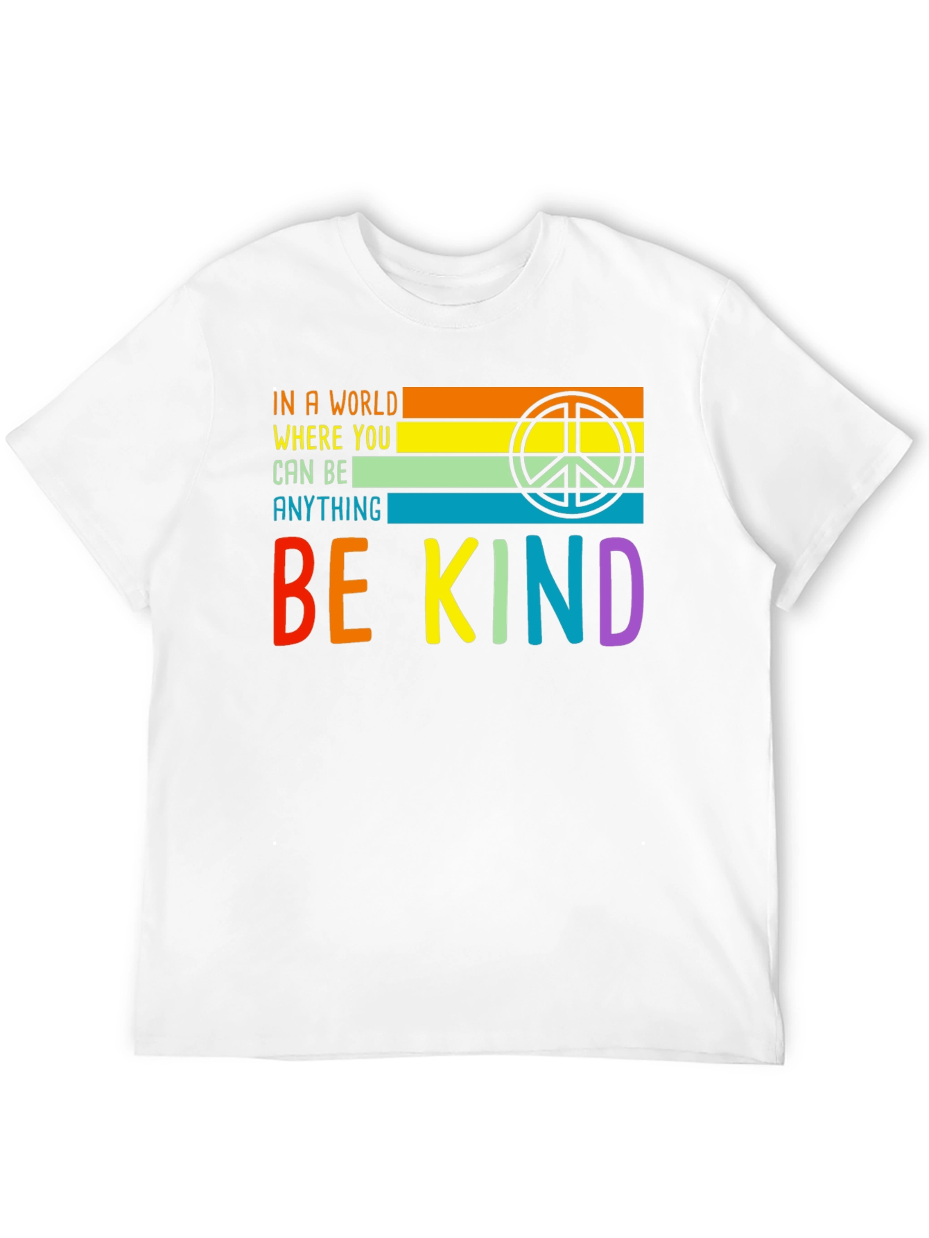 Be Kind Graphic T-Shirt - Inspirational Peace Tee