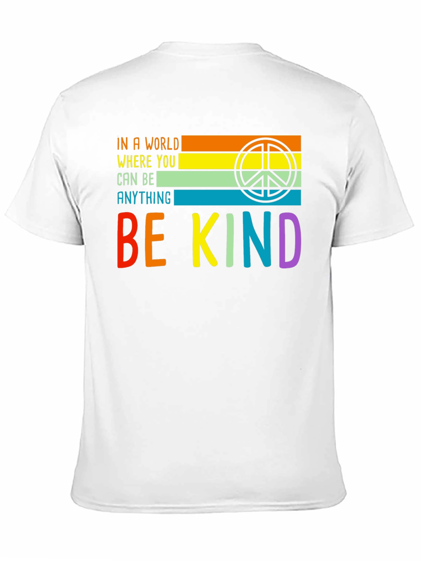 Be Kind Graphic T-Shirt - Inspirational Peace Tee
