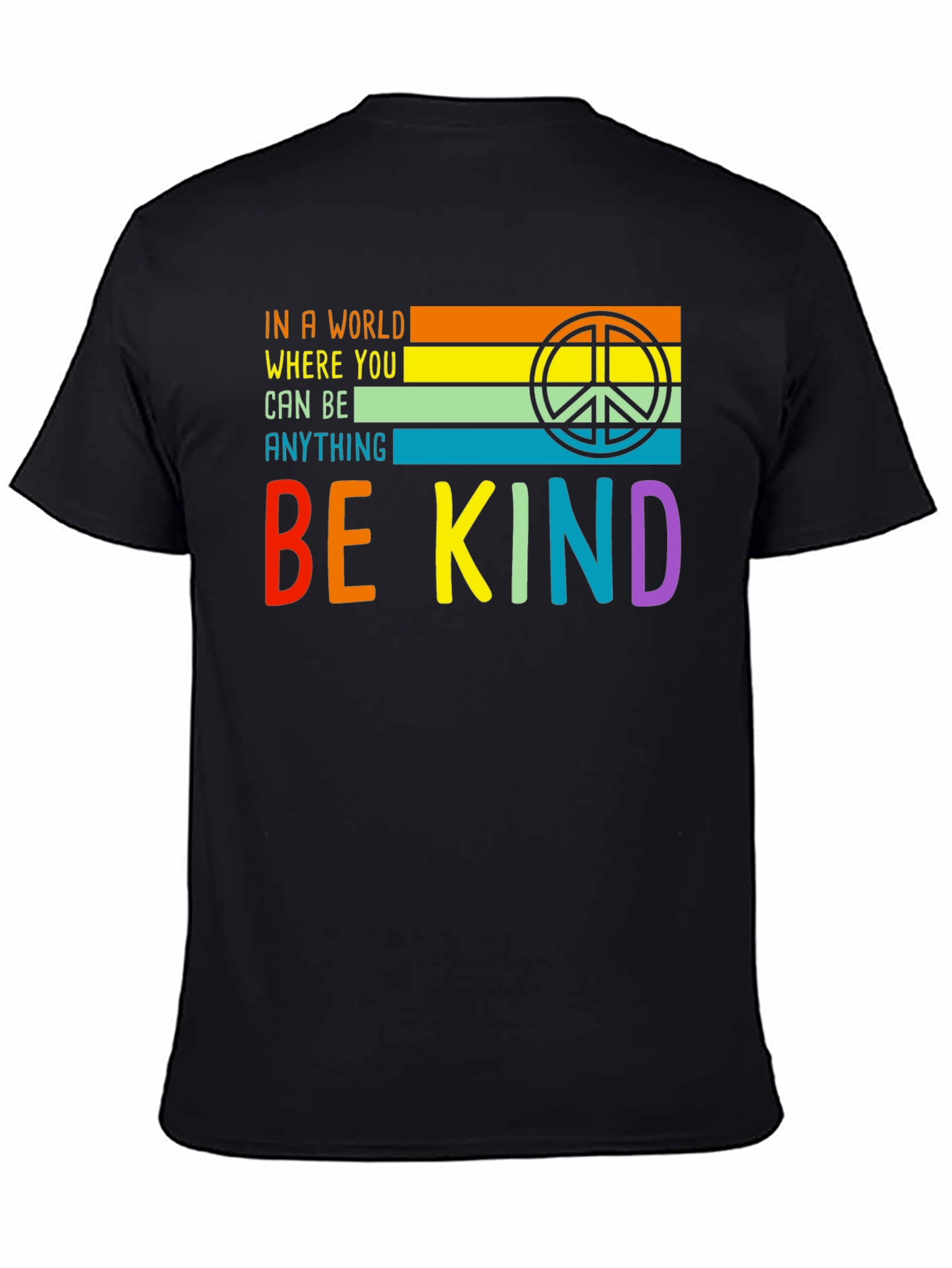 Be Kind Graphic T-Shirt - Inspirational Peace Tee