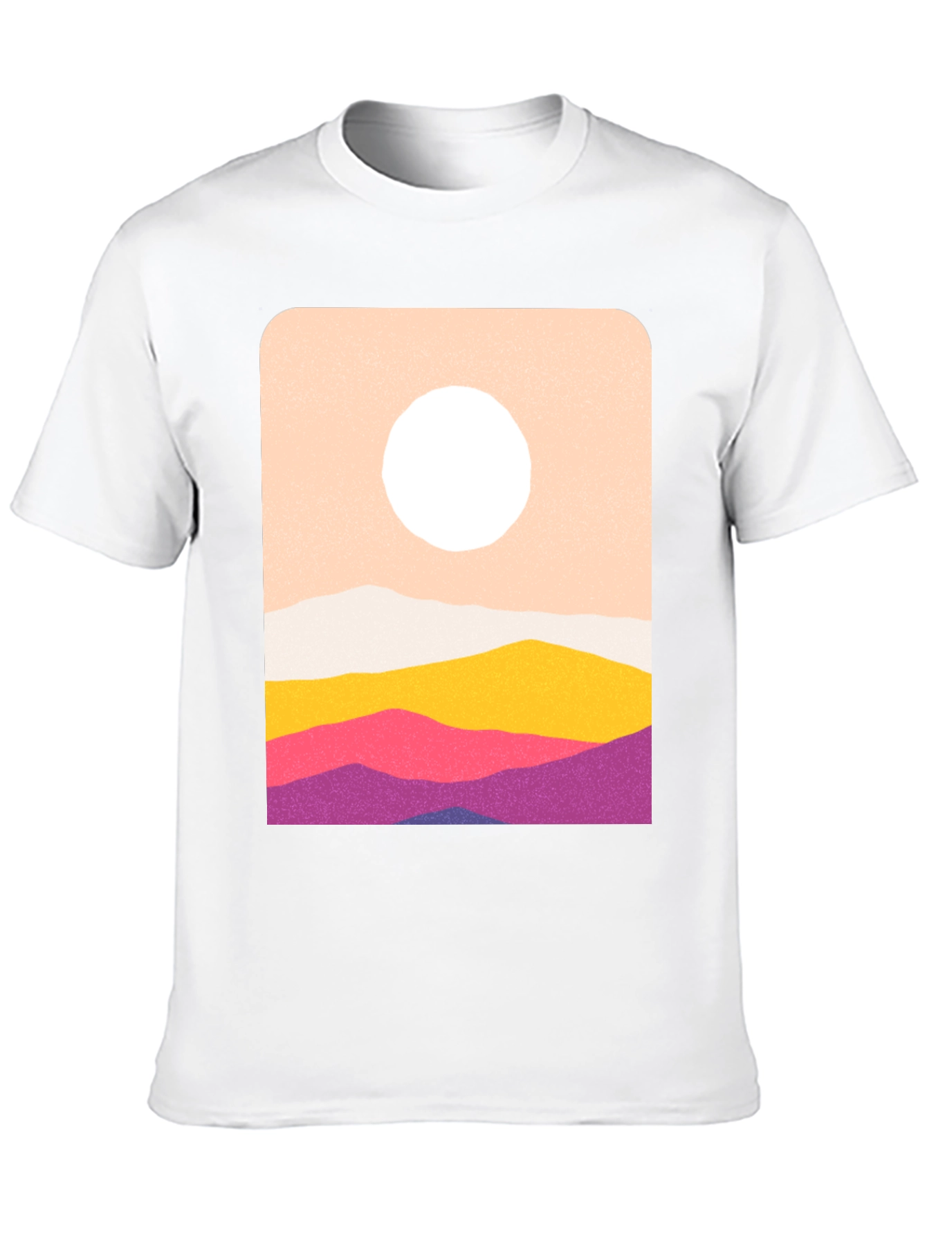 Abstract Mountain Range Graphic Tee