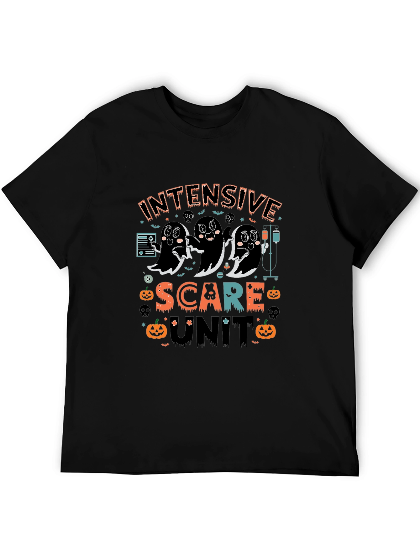 Intensive Scare Unit Halloween Graphic Tee