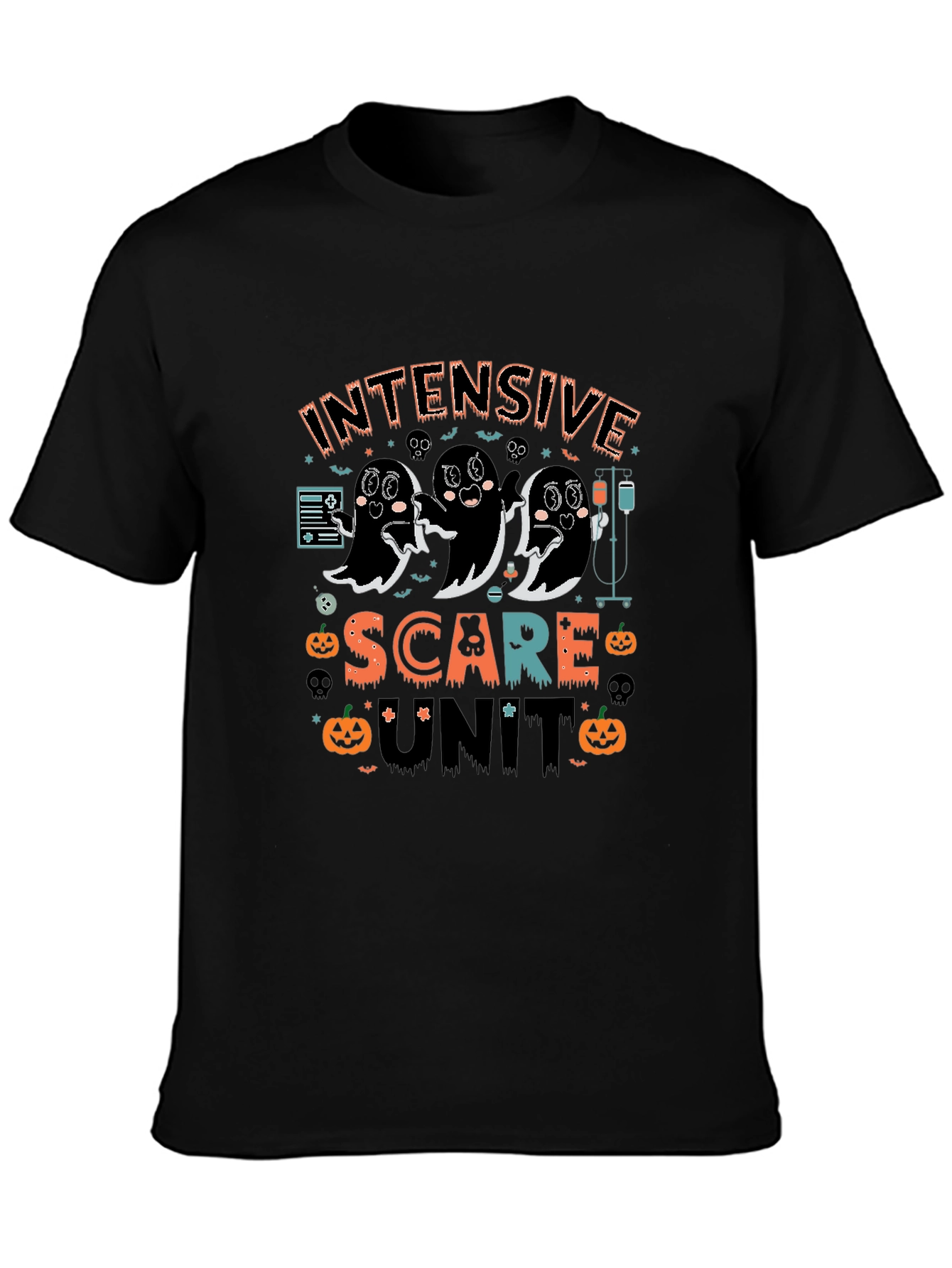 Intensive Scare Unit Halloween Graphic Tee
