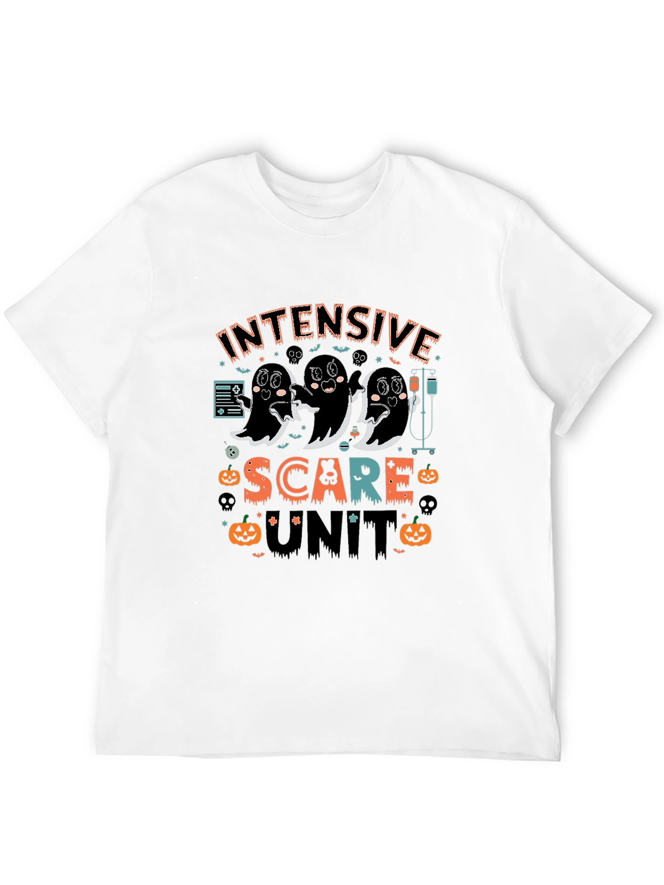 Intensive Scare Unit Halloween Graphic Tee