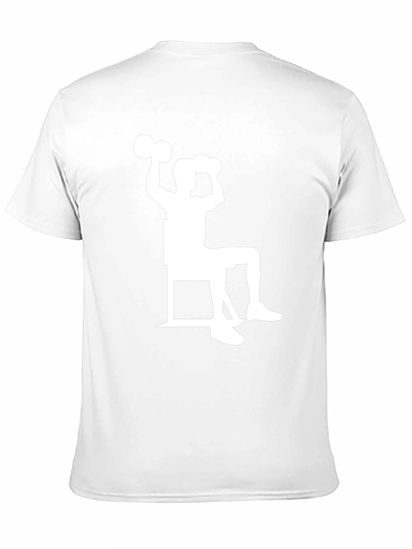 Workout Time! Black T-Shirt with Weightlifting Design