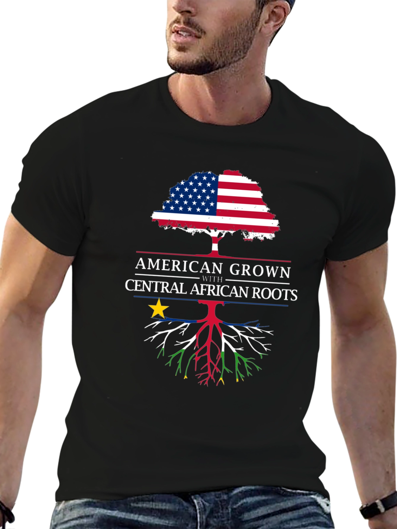 American Grown Central African Roots T-Shirt