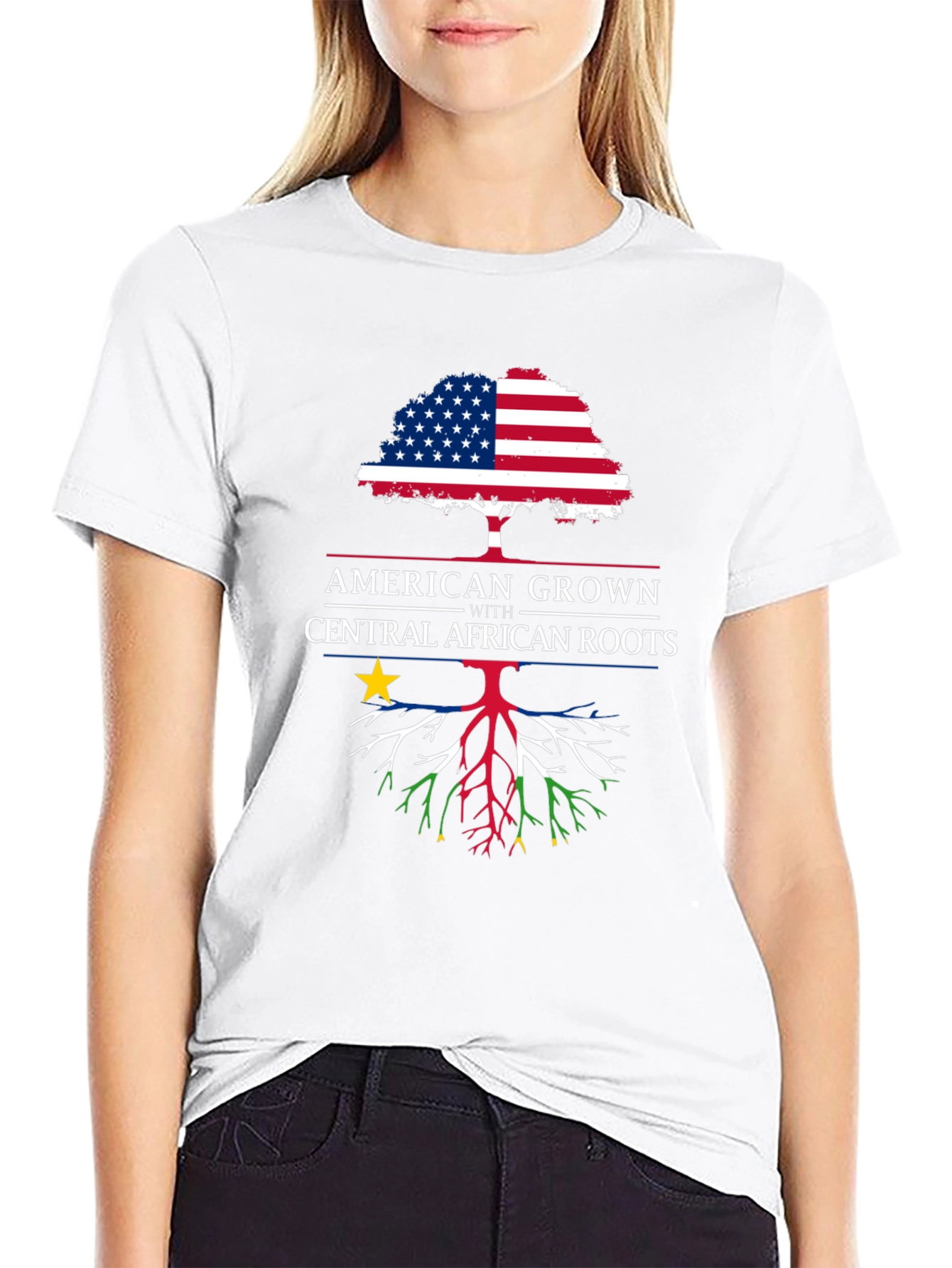 American Grown Central African Roots T-Shirt