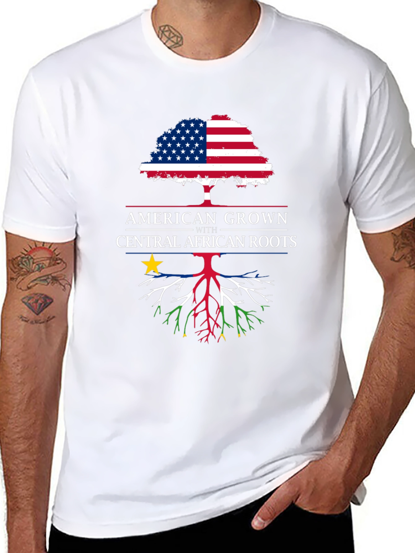 American Grown Central African Roots T-Shirt