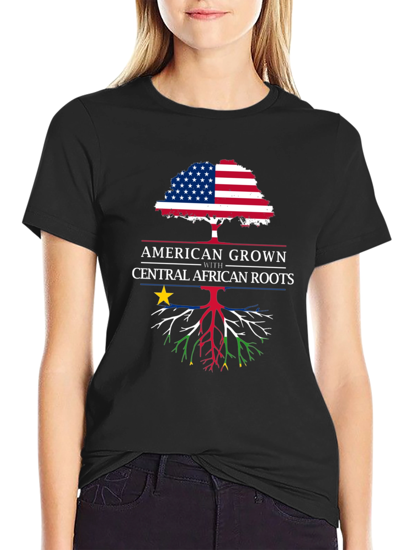 American Grown Central African Roots T-Shirt