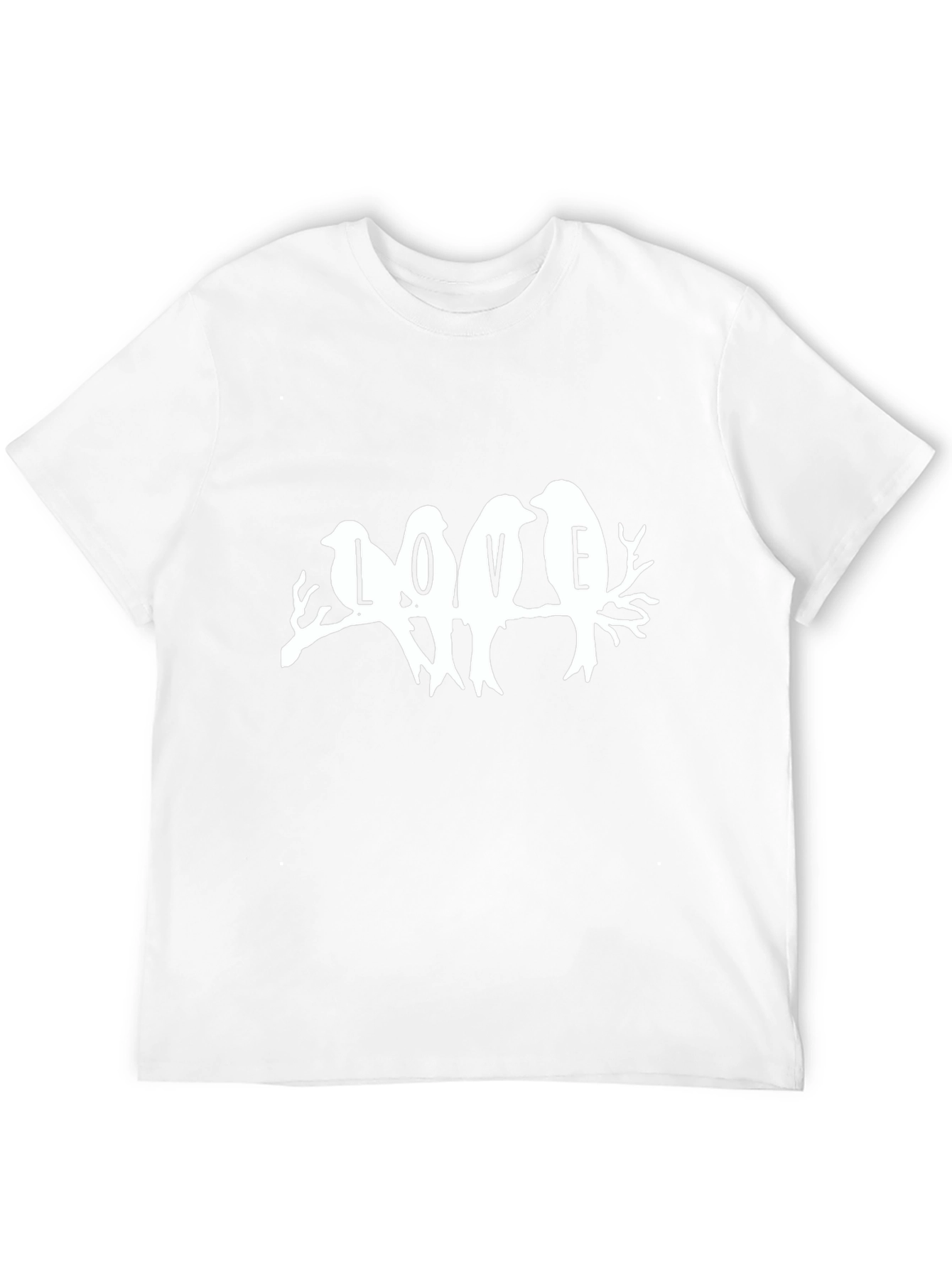 Love Birds Graphic Tee - Soft Cotton Black T-Shirt