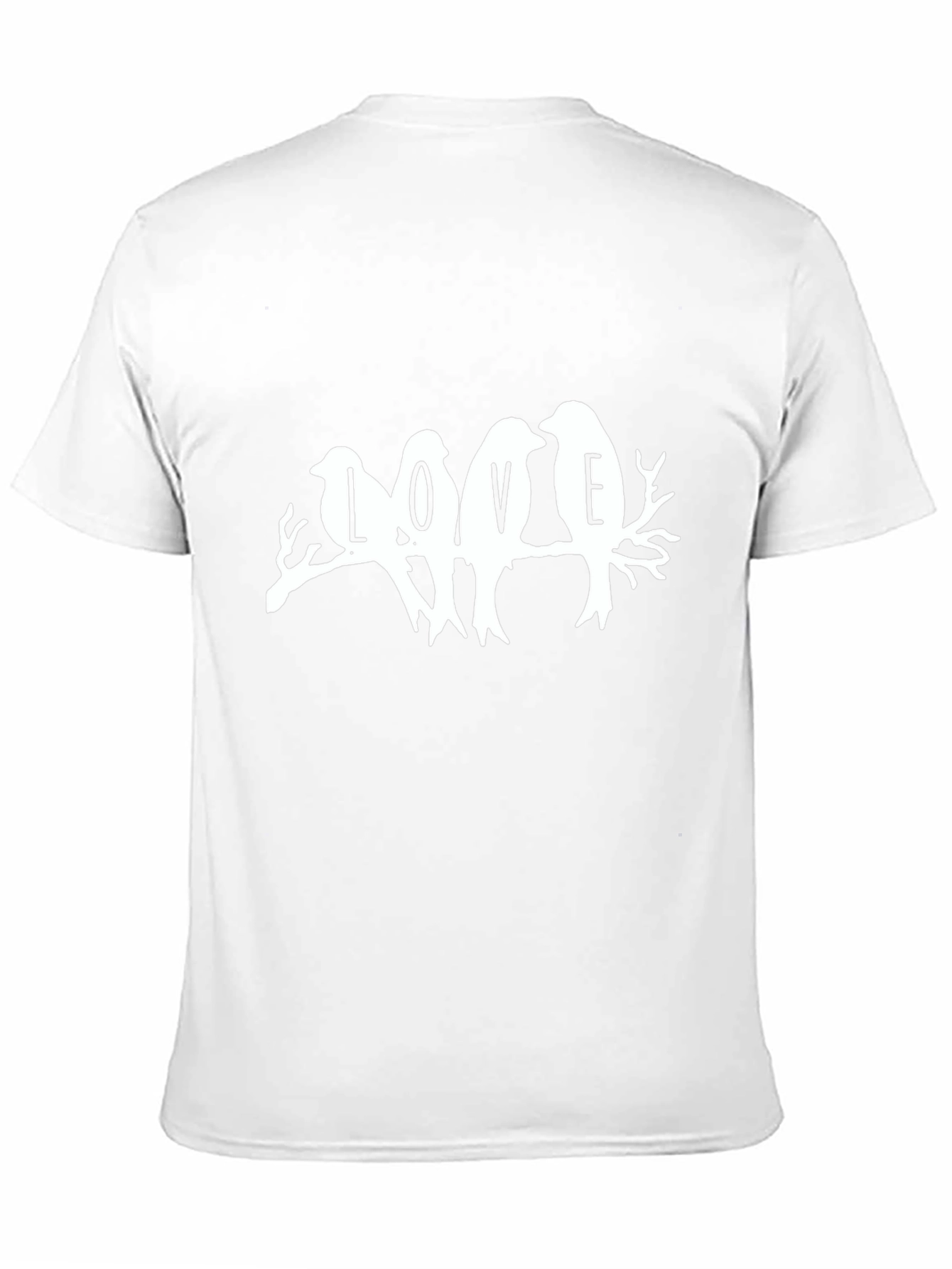 Love Birds Graphic Tee - Soft Cotton Black T-Shirt