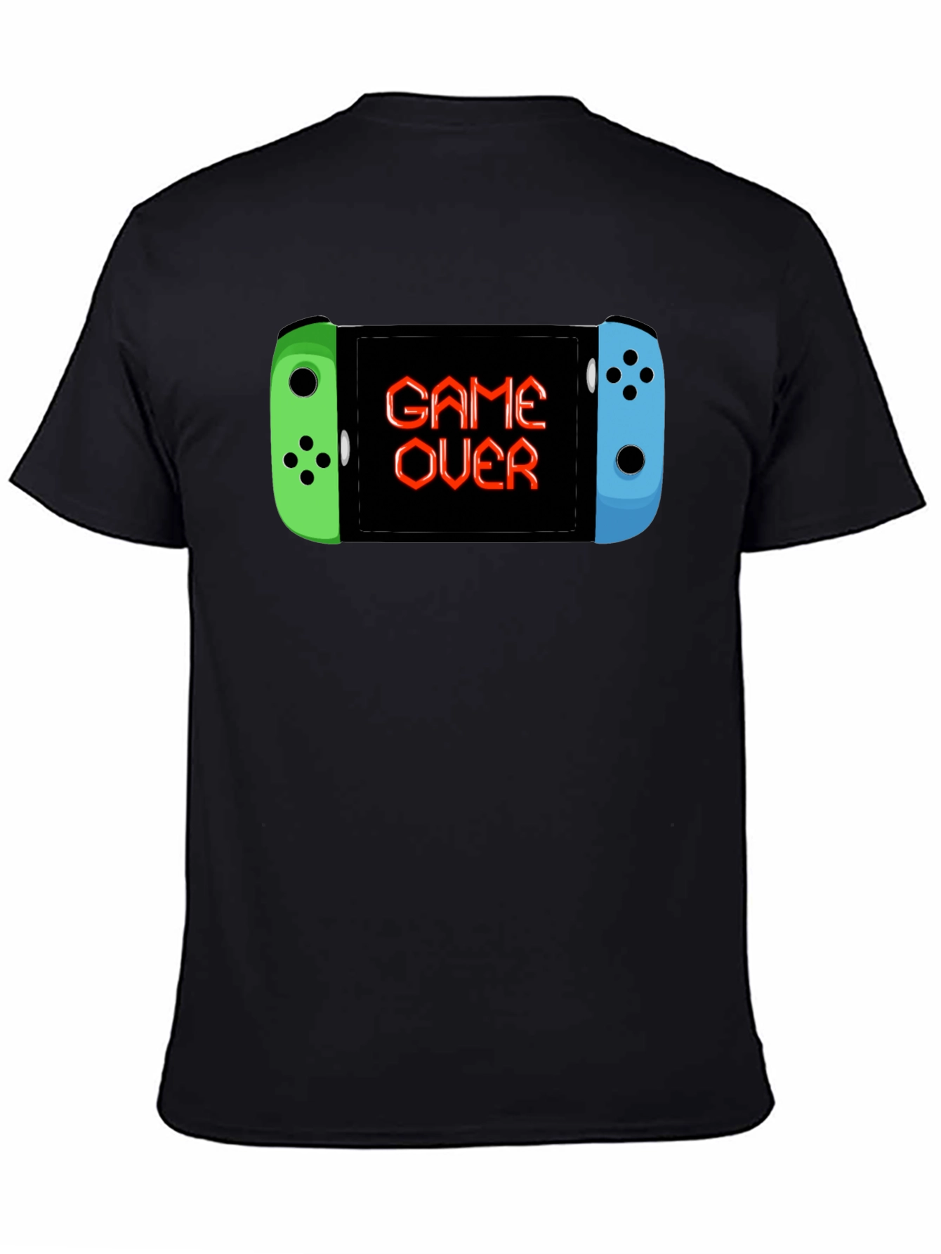 Game Over Console Black T-Shirt