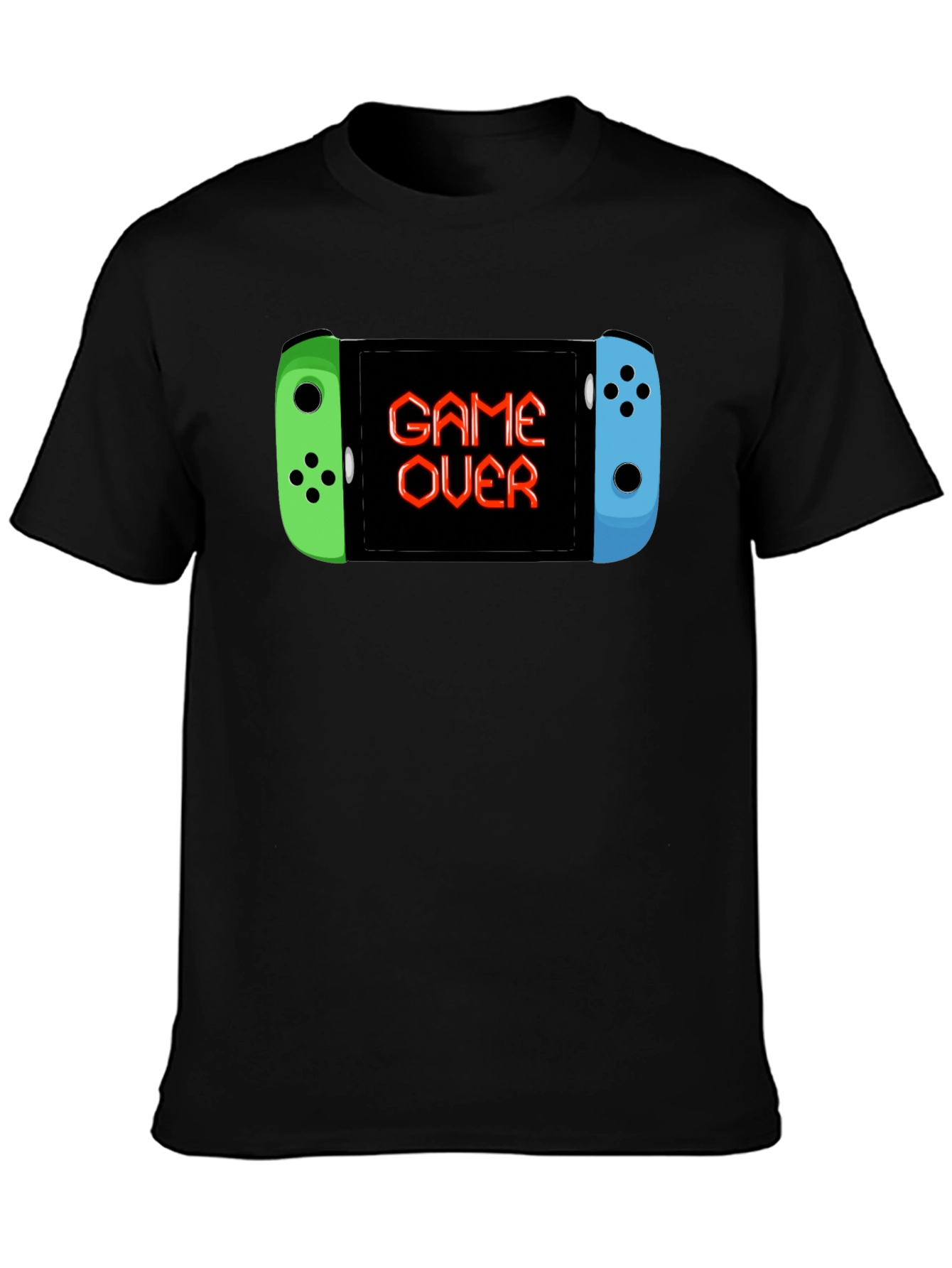 Game Over Console Black T-Shirt
