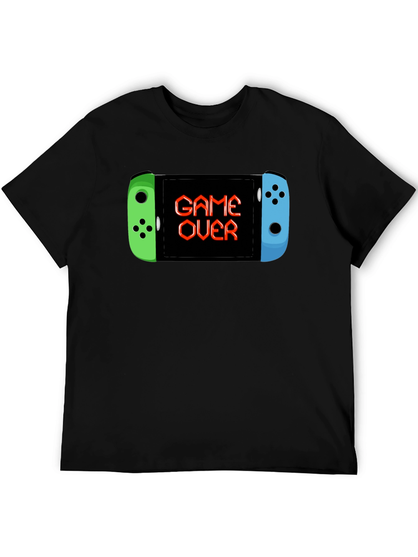 Game Over Console Black T-Shirt