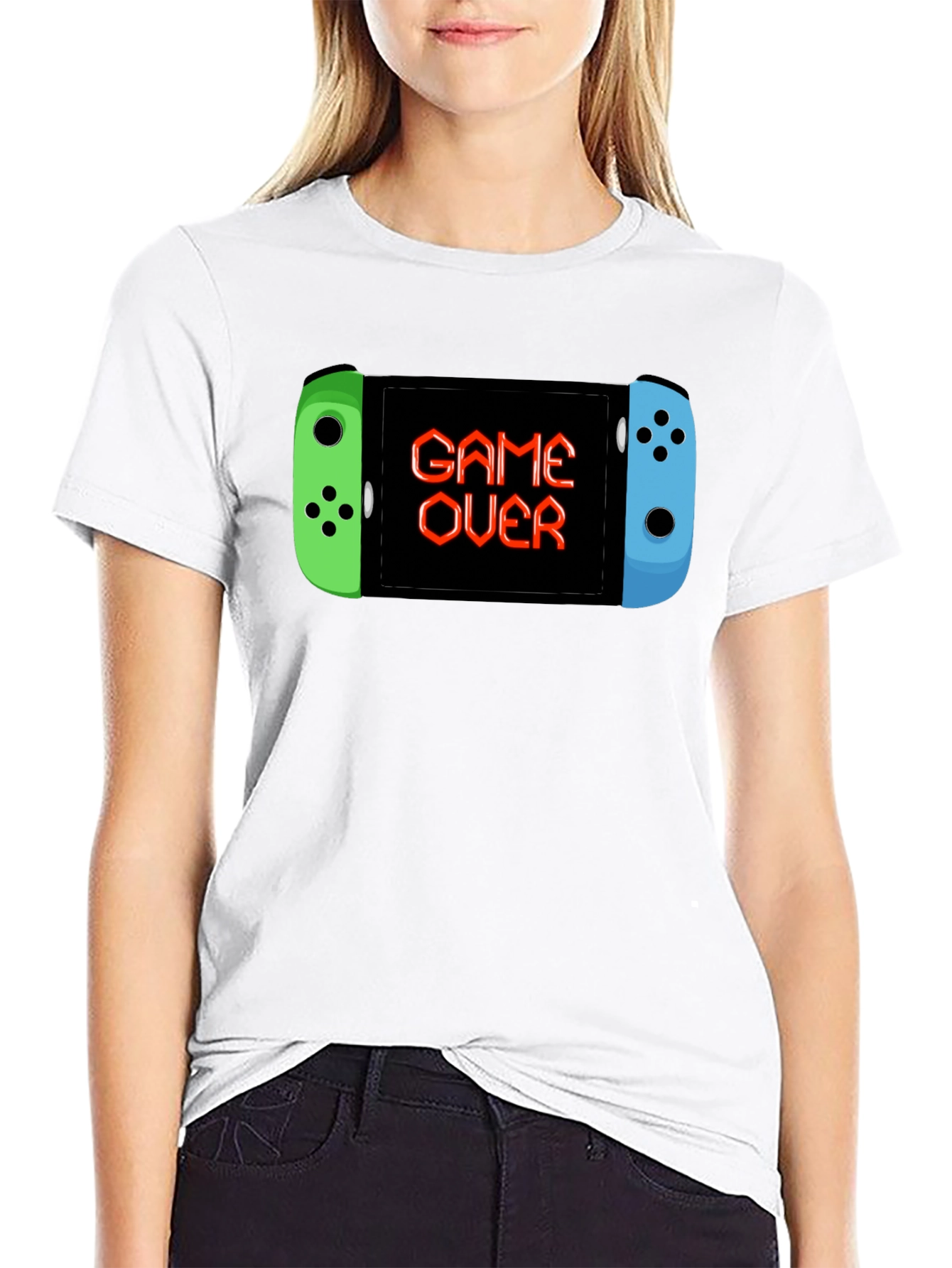 Game Over Console Black T-Shirt