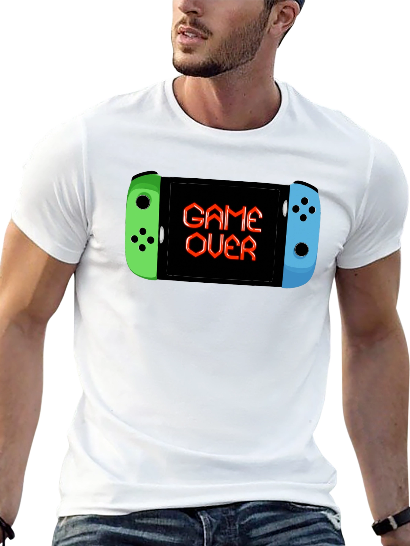 Game Over Console Black T-Shirt