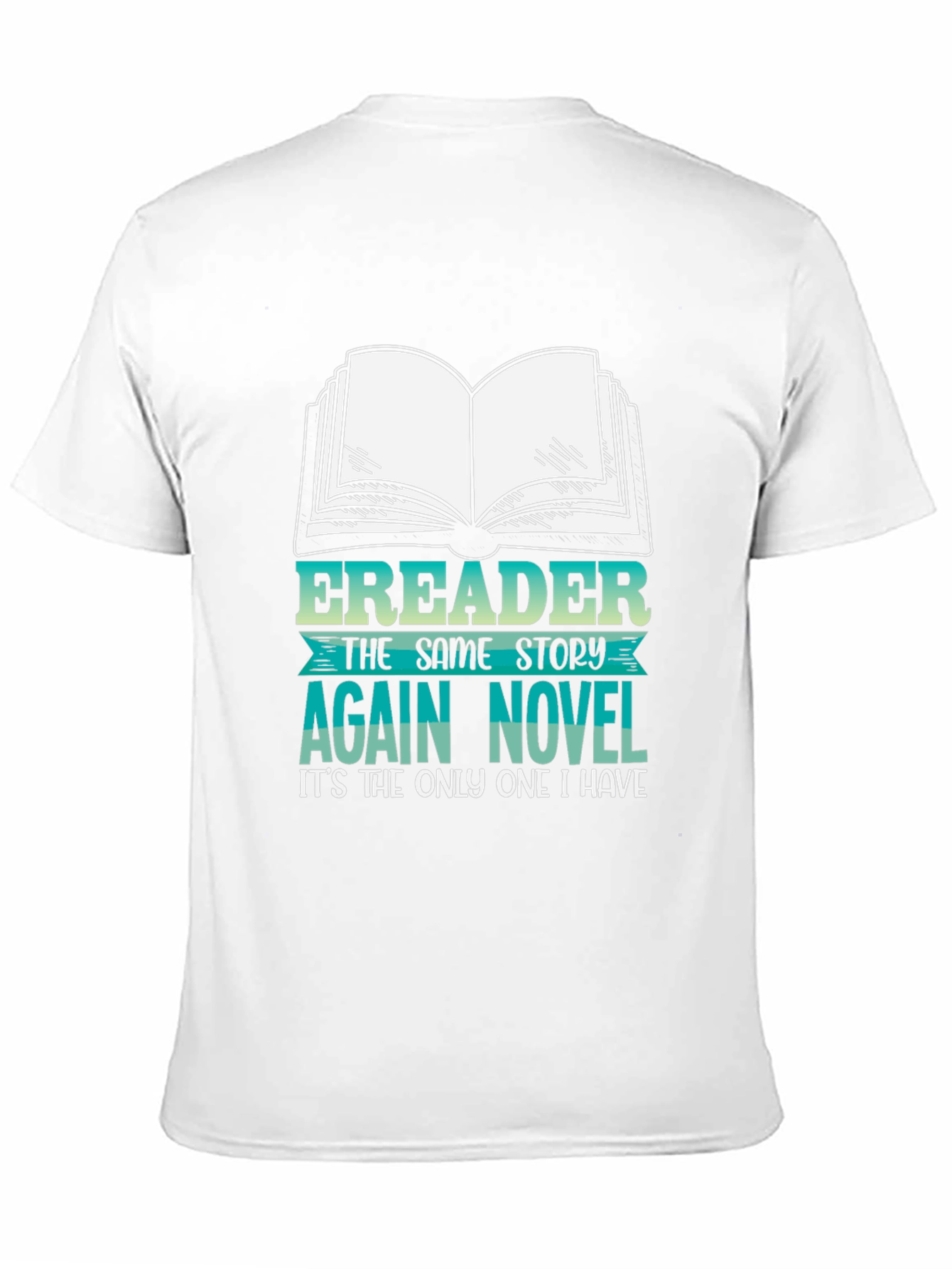 Funny Ereader Novel Graphic T-Shirt