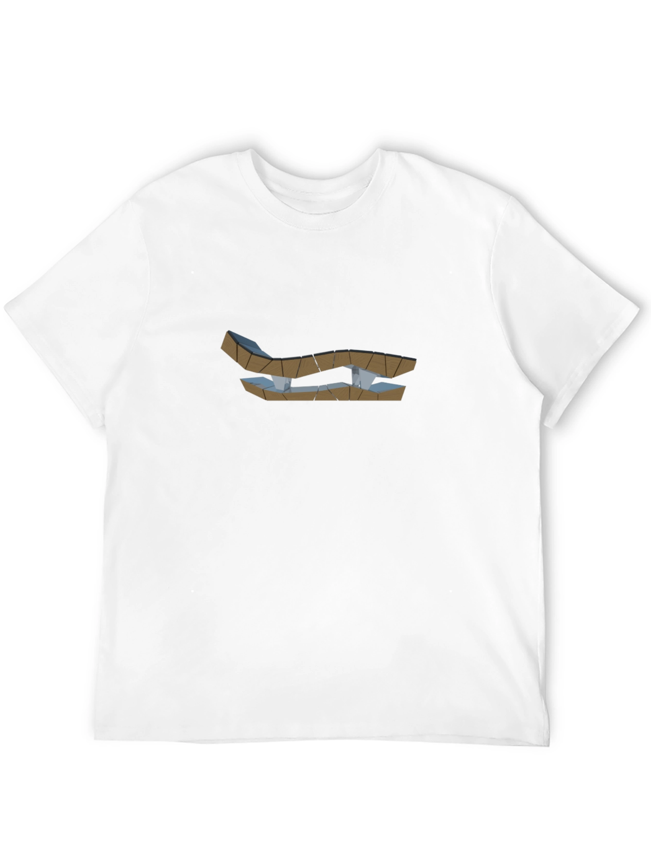 Abstract Architecture Graphic Tee - Black