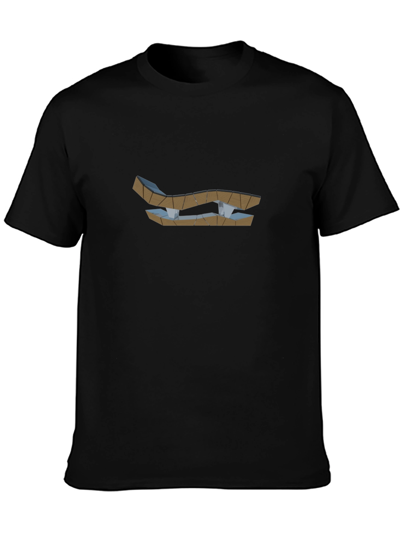Abstract Architecture Graphic Tee - Black
